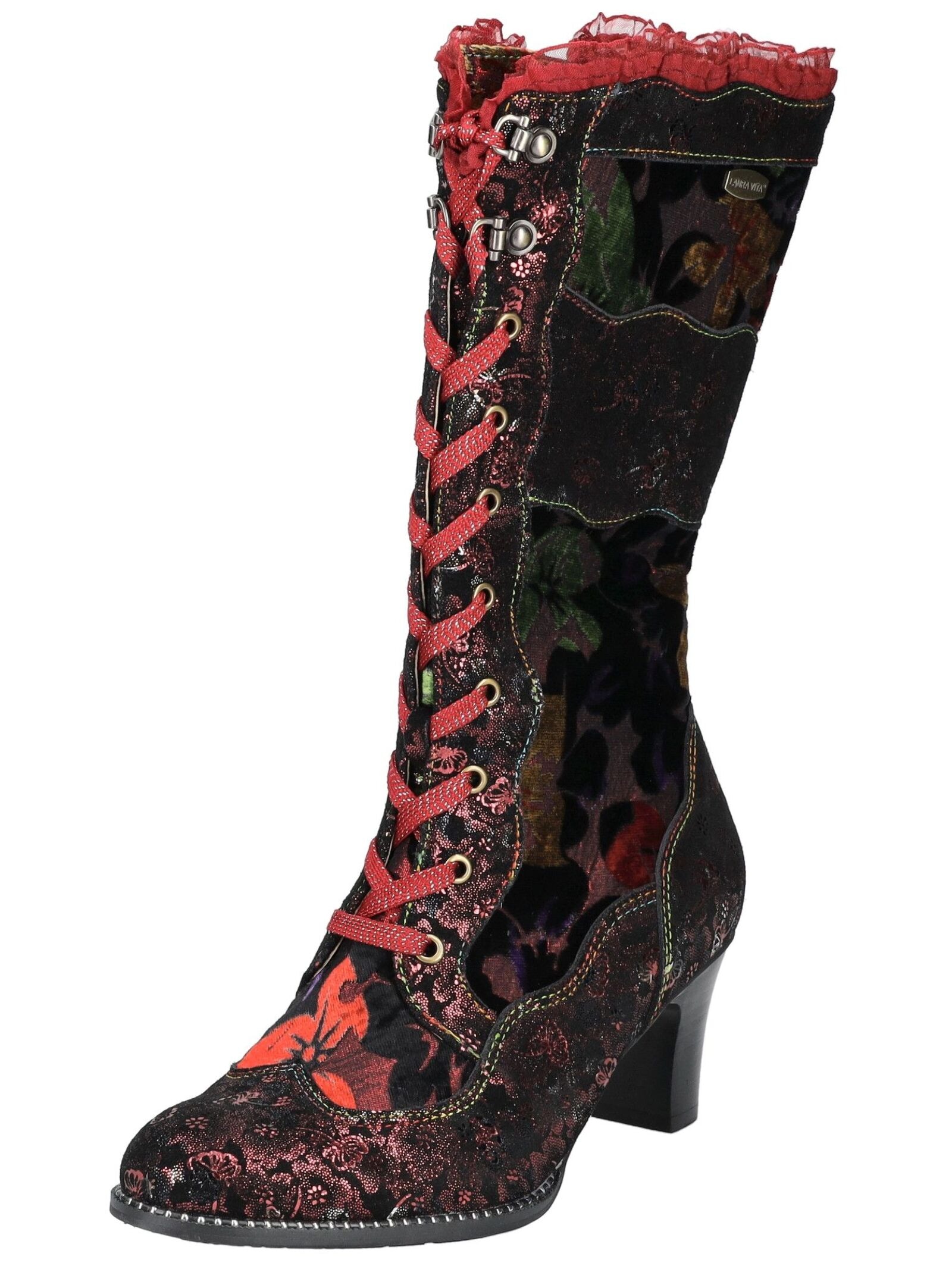 LAURA VITA Schnürstiefel "LAURA VITA Stiefel Leder/Textil" günstig online kaufen