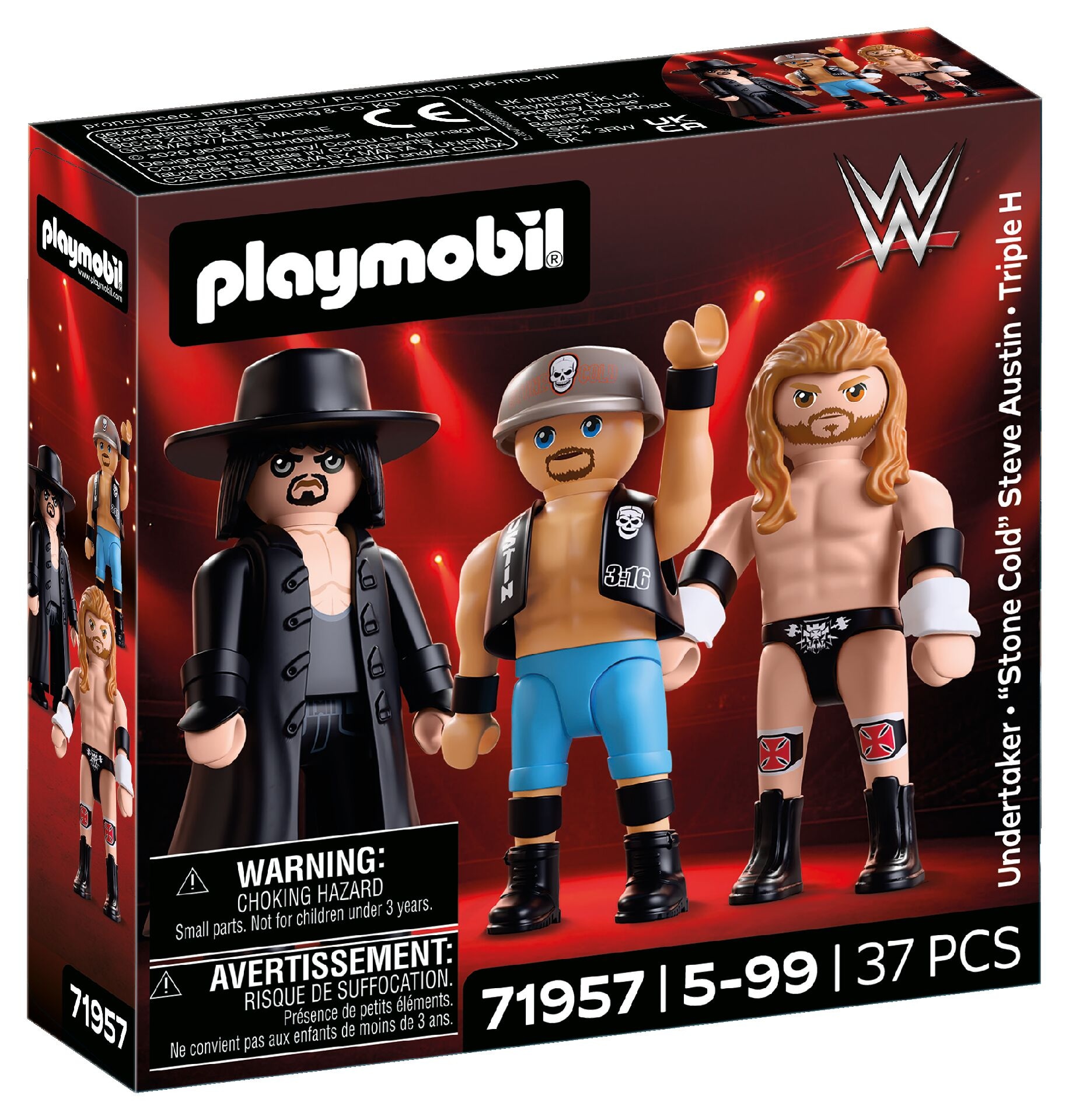 Playmobil® Konstruktions-Spielset »WWE Attitude Era Multipack (71957), WWE« Made in Europe