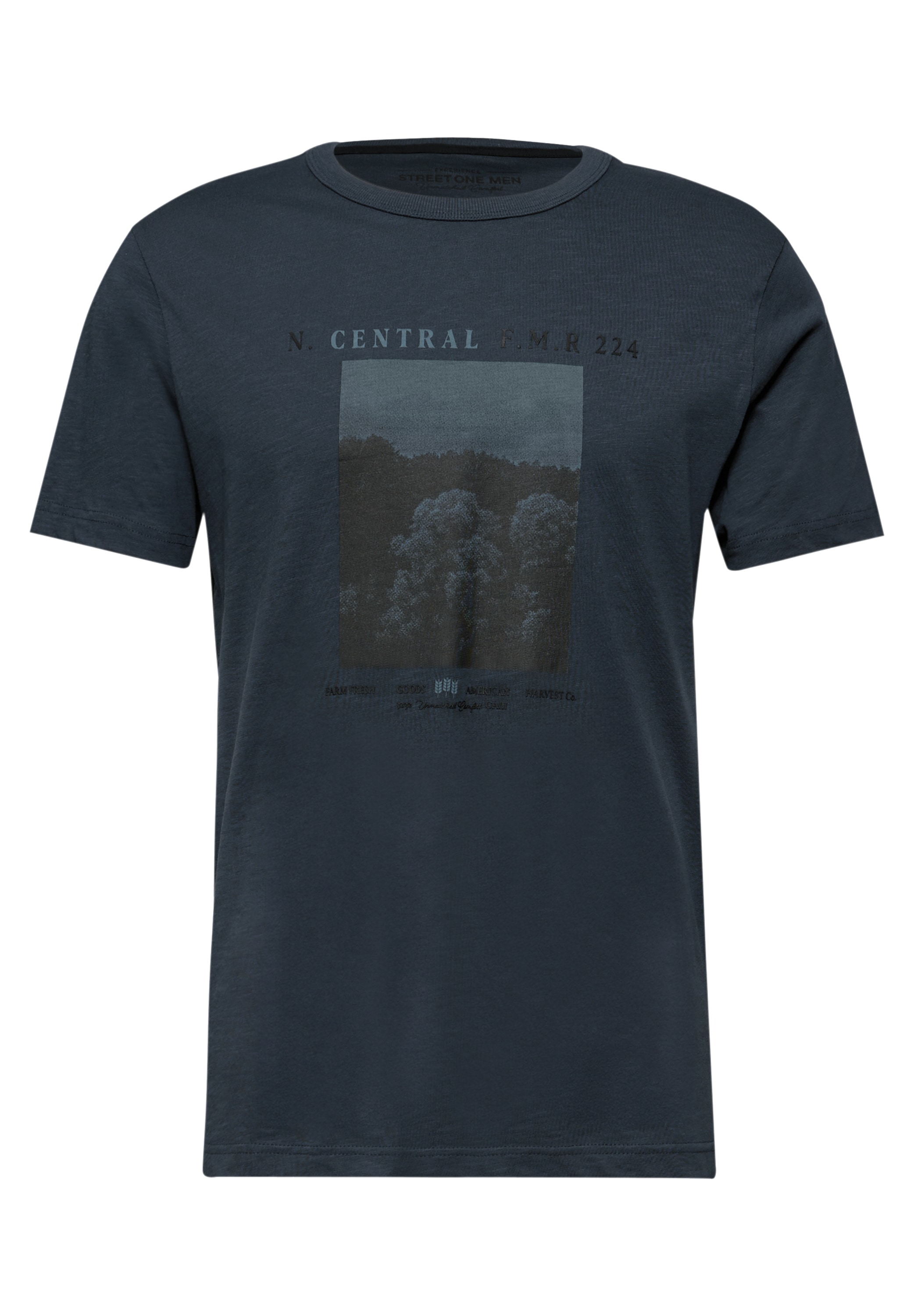 STREET ONE MEN T-Shirt aus reiner Baumwolle