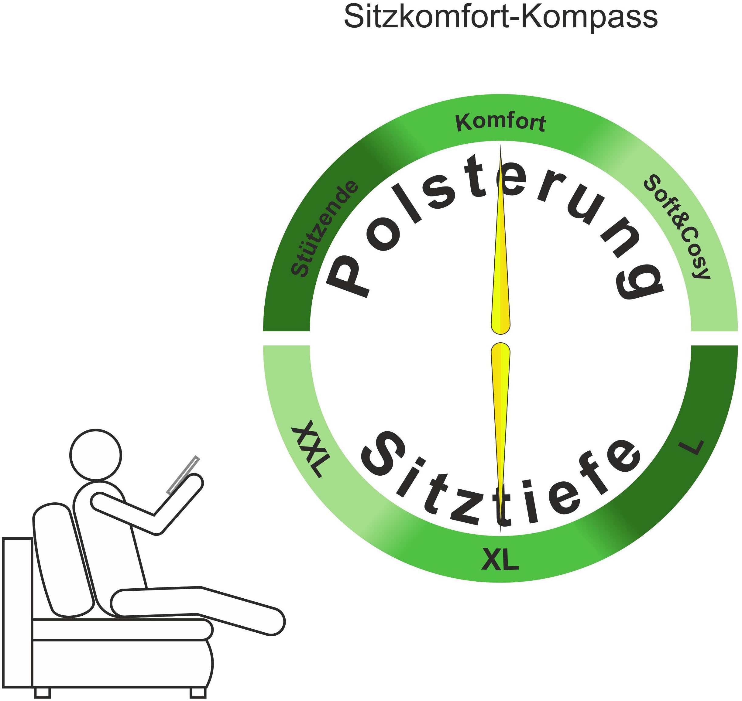 Thumbnail - Home affaire Ecksofa "Night & Day L-Form, B: 324 cm, mit Dauer-Schlaffunktion und Armlehne" inkl. Bettfunktion & Bettkas...