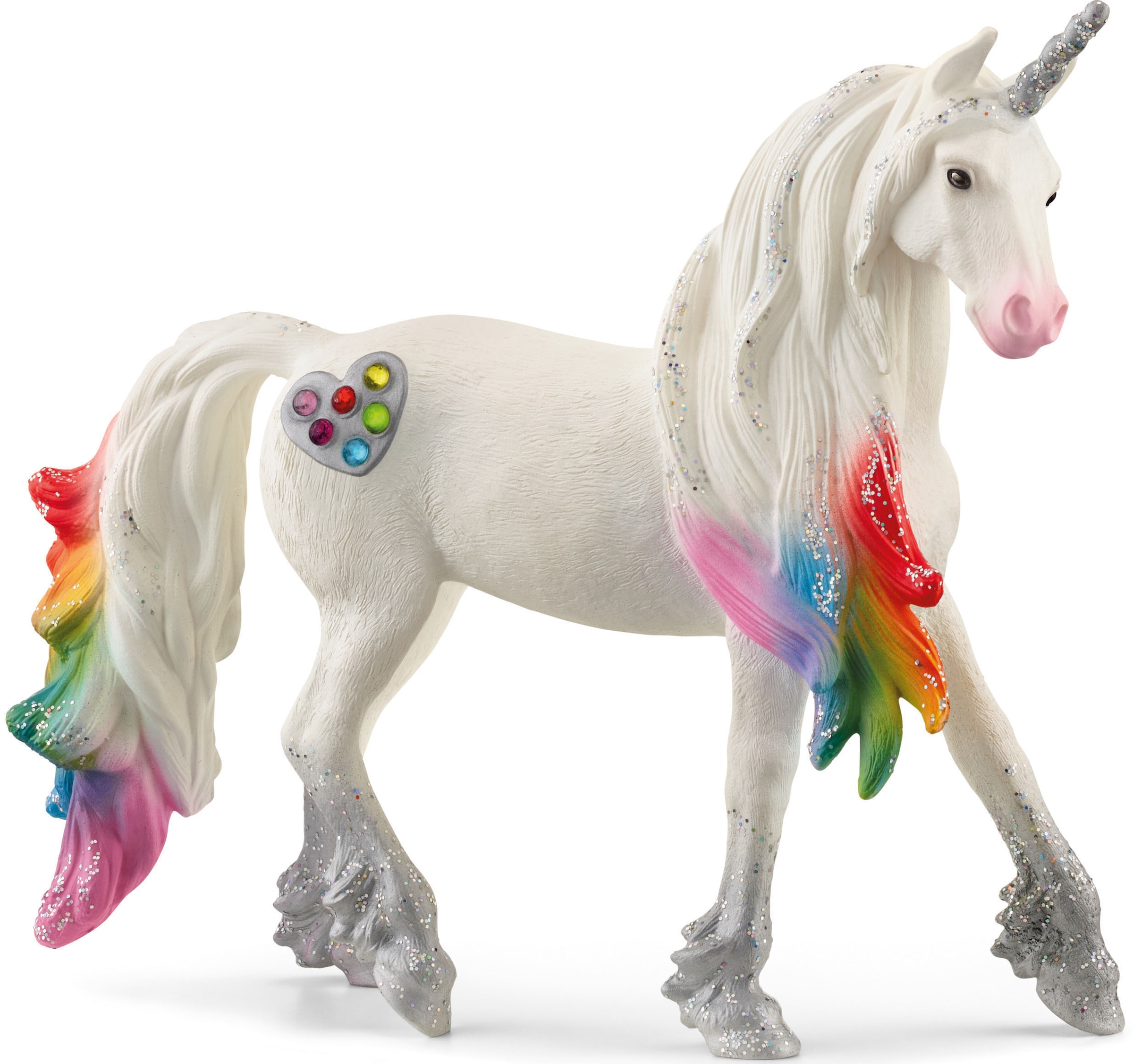 Schleich® Spielfigur »BAYALA®, Regenbogeneinhorn Hengst (70725)«