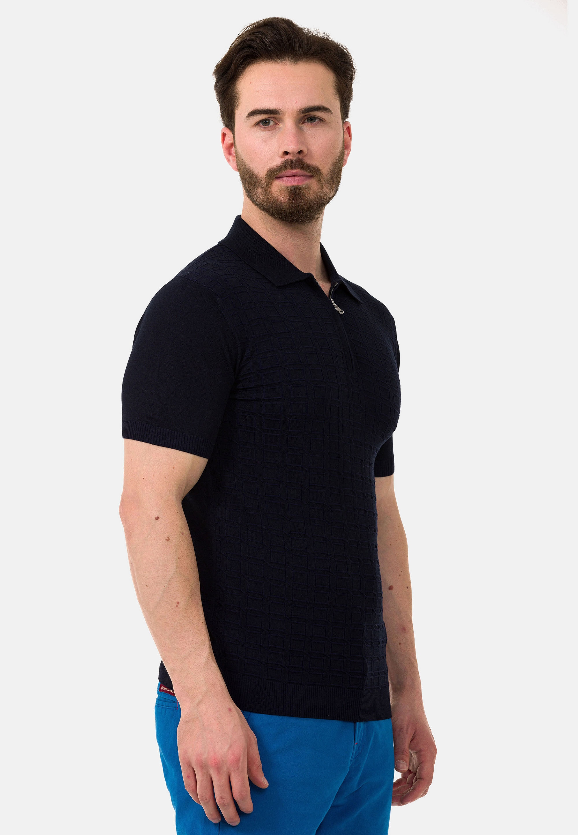 Cipo & Baxx T-Shirt »CT752« gerade geschnitten
