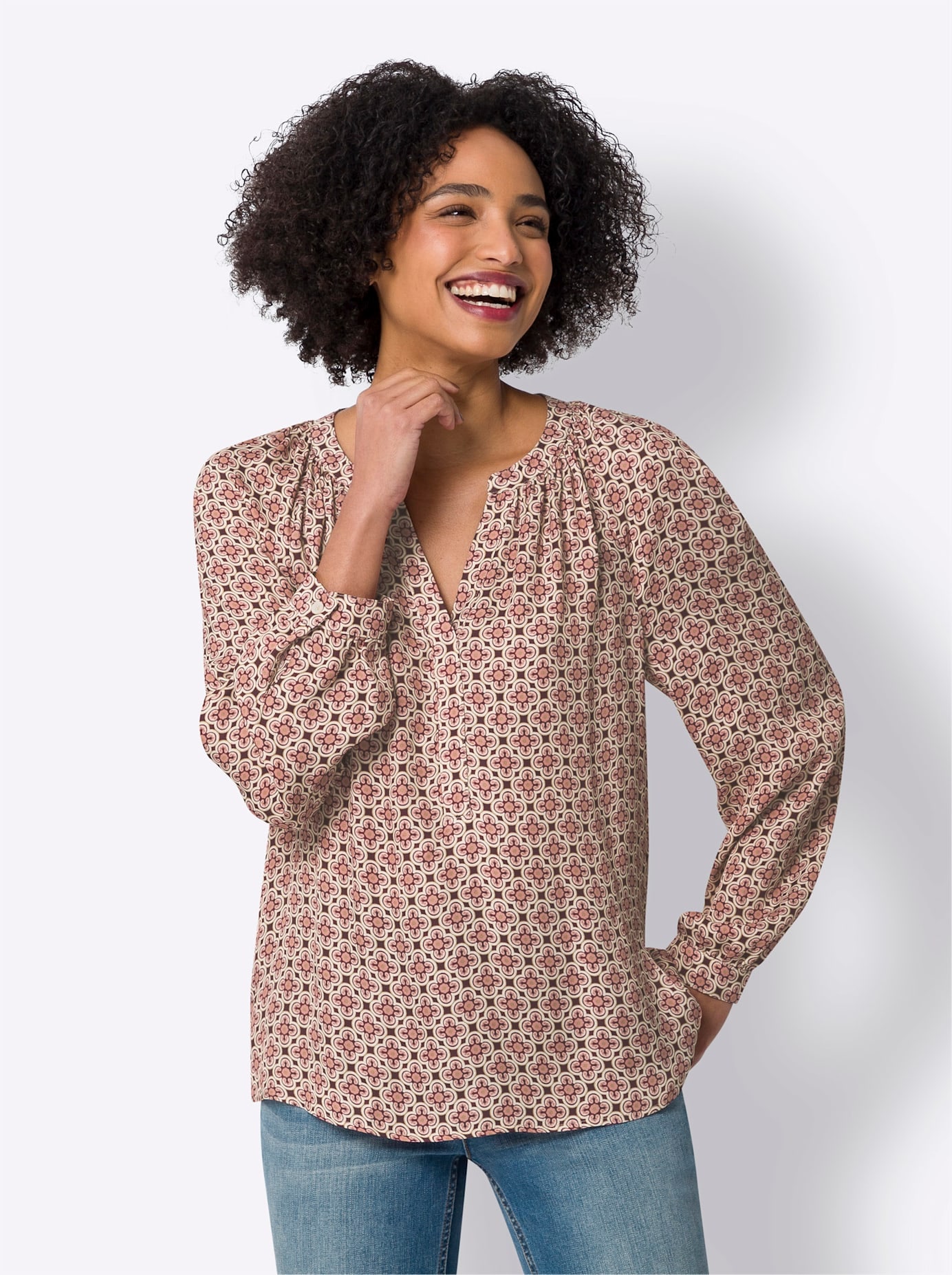 heine Druckbluse