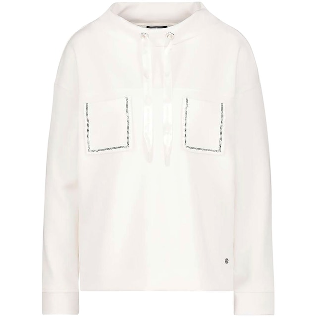 Monari Sweatshirt, mit geschmückten Taschen für kaufen | BAUR