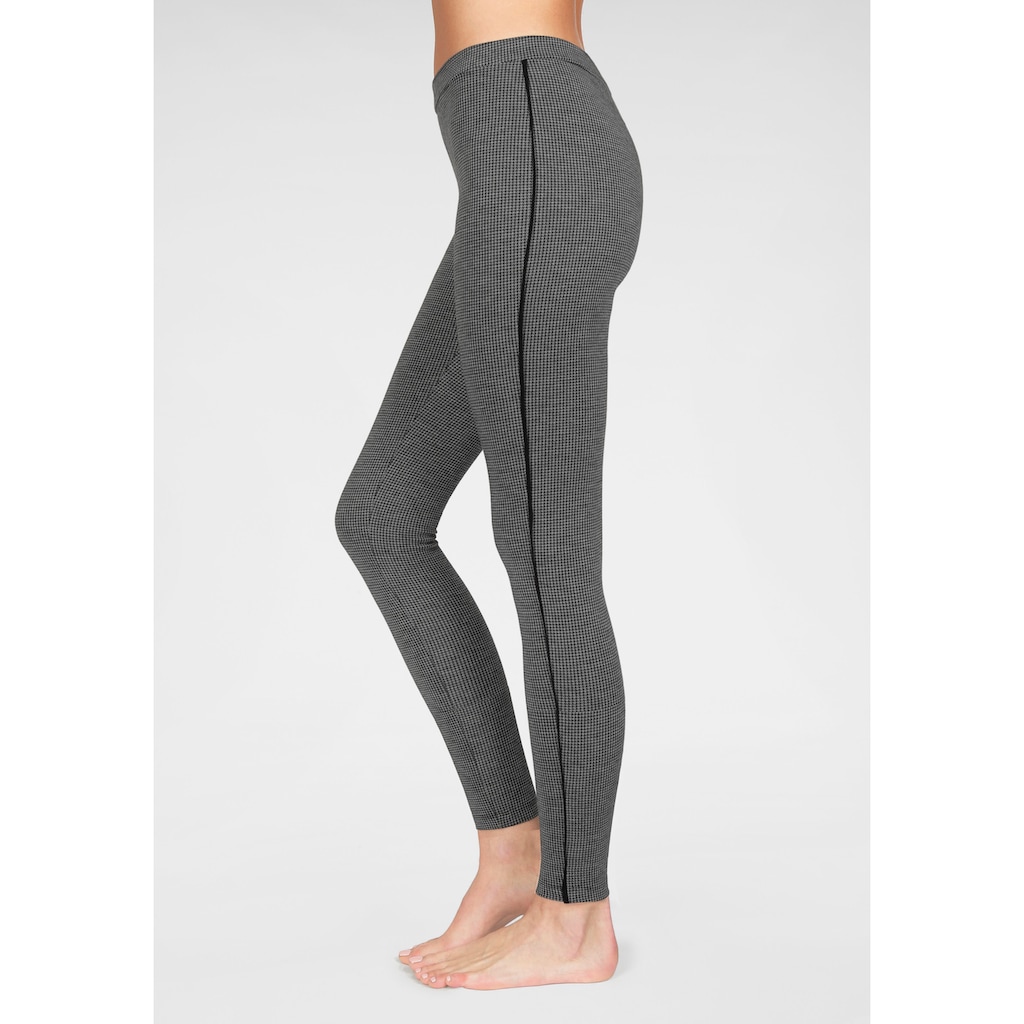 LASCANA Leggings, mit Pepita Muster