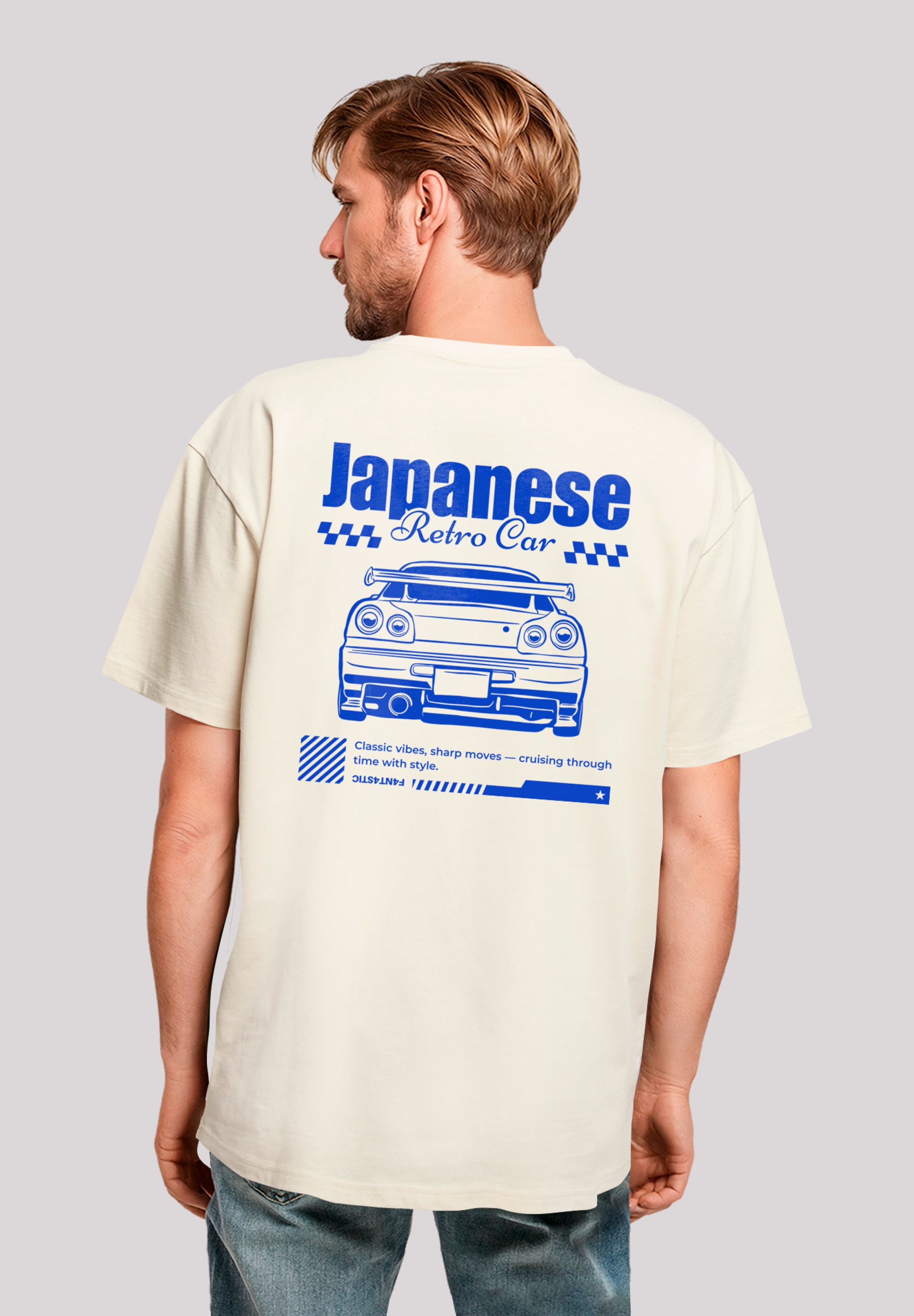 F4NT4STIC T-Shirt »Retro Car Oversize Japanese Streetstyle«, Japan Streetwear Styles