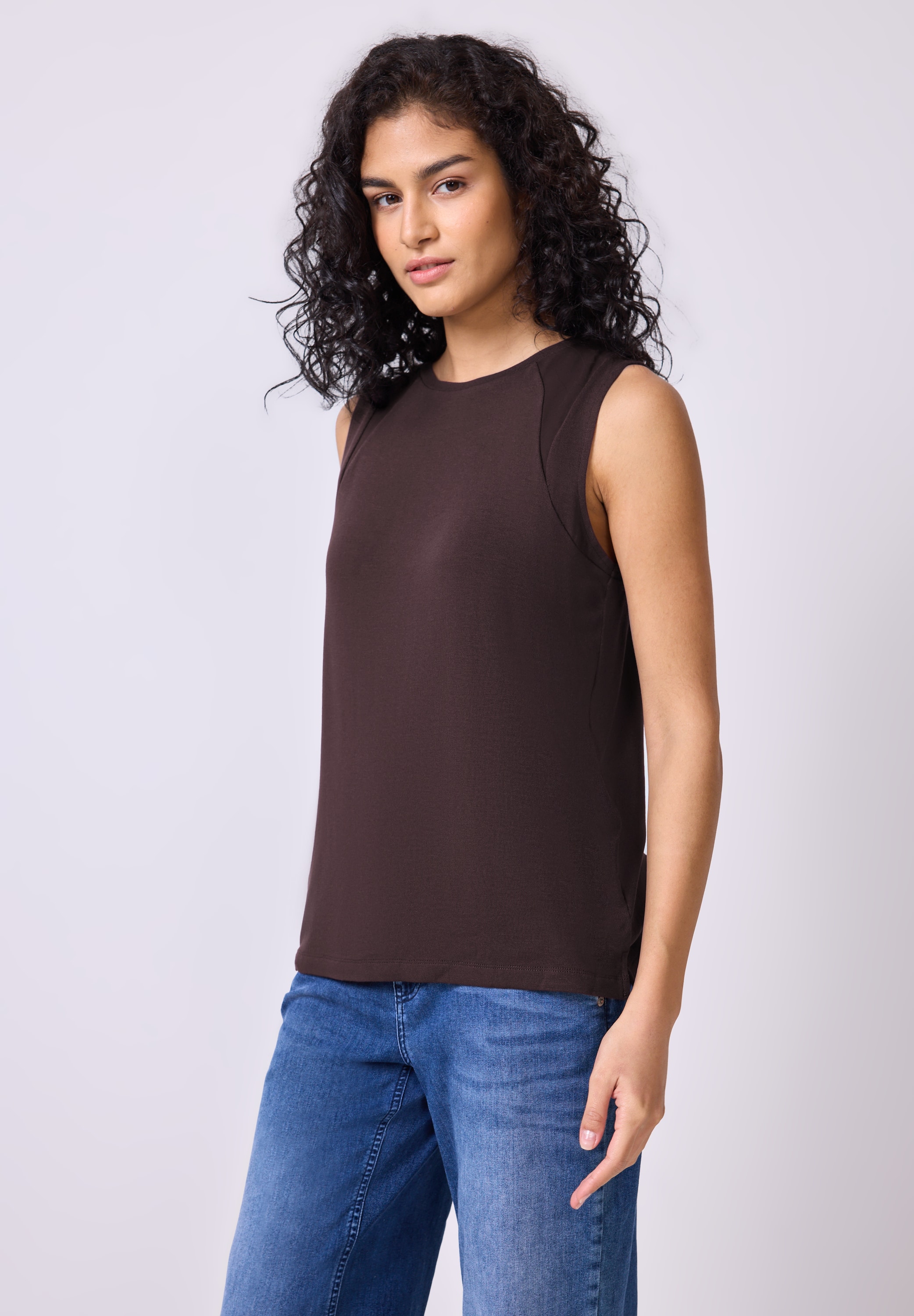 STREET ONE STUDIO Mesh-Top, aus elastischem Materialmix günstig online kaufen