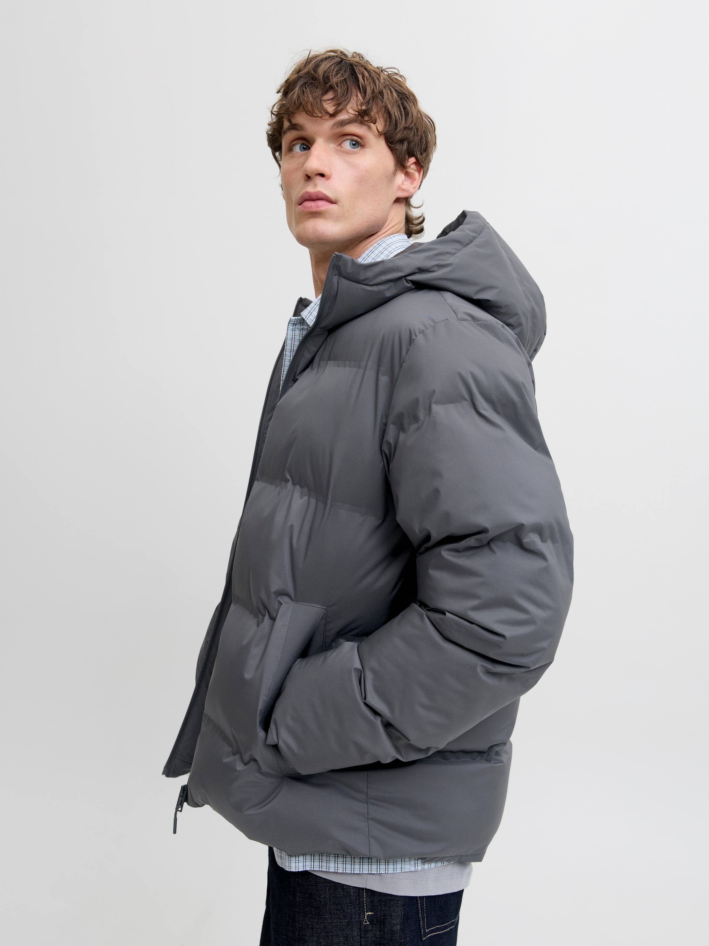 Jack & Jones Steppjacke "JJKAITO PUFFER JACKET BF" mit Kapuze günstig online kaufen