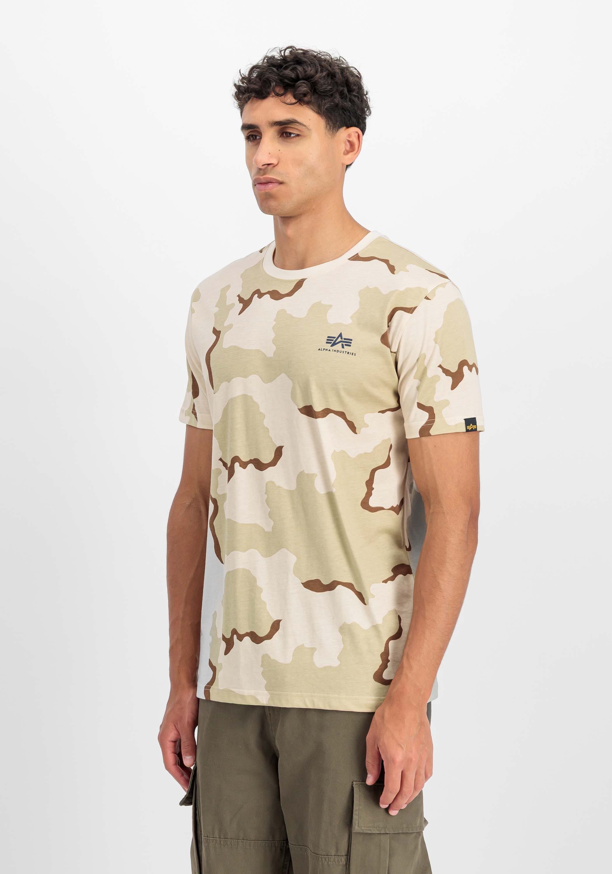 Alpha Industries T-Shirt "Backprint T-Shirt Camo"