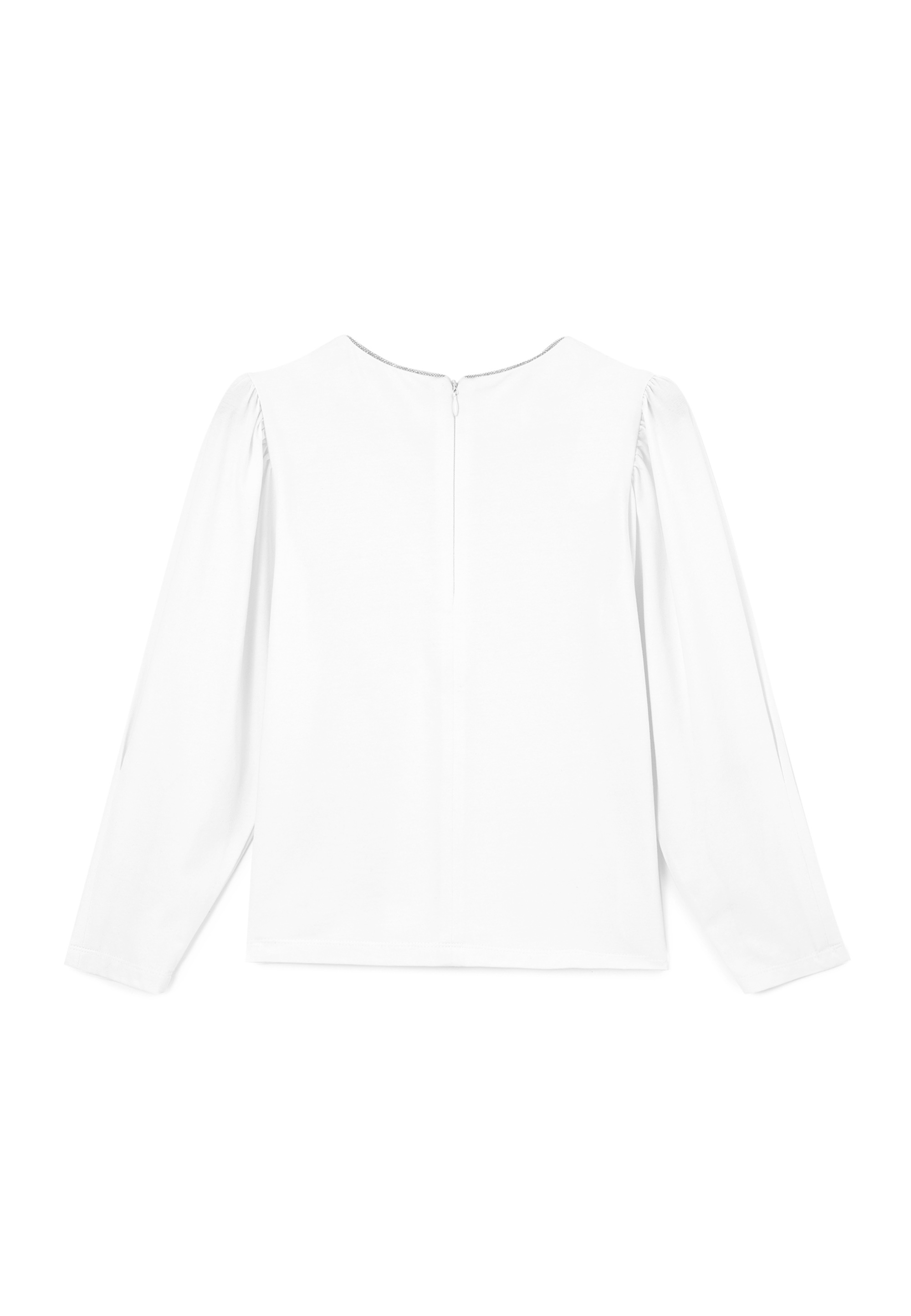 Gulliver Klassische Bluse, mit bequemen Rundhals