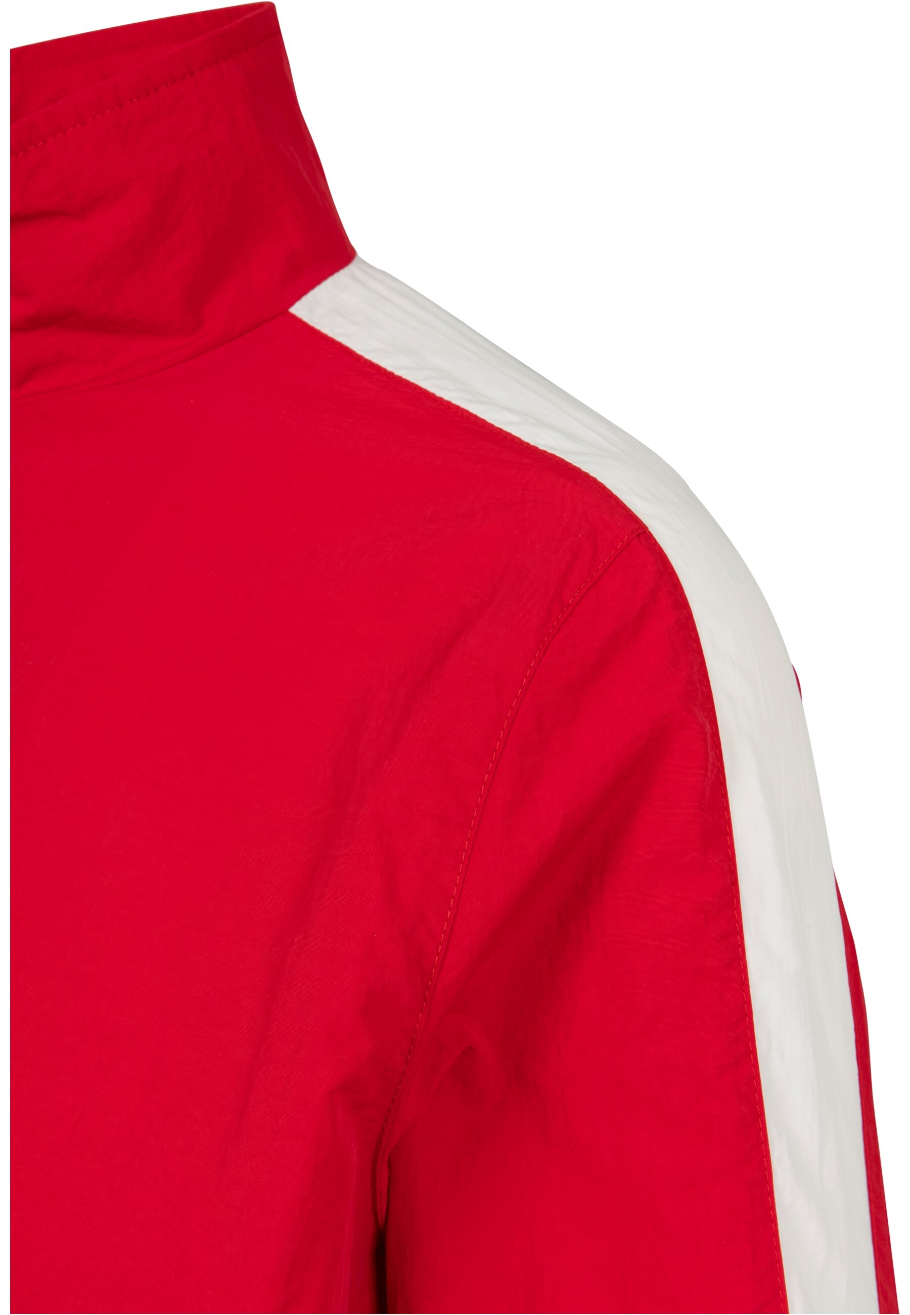 URBAN CLASSICS Allwetterjacke »Urban Classics Damen Ladies Short Striped Crinkle Track Jacket«, (1 St.), ohne Kapuze