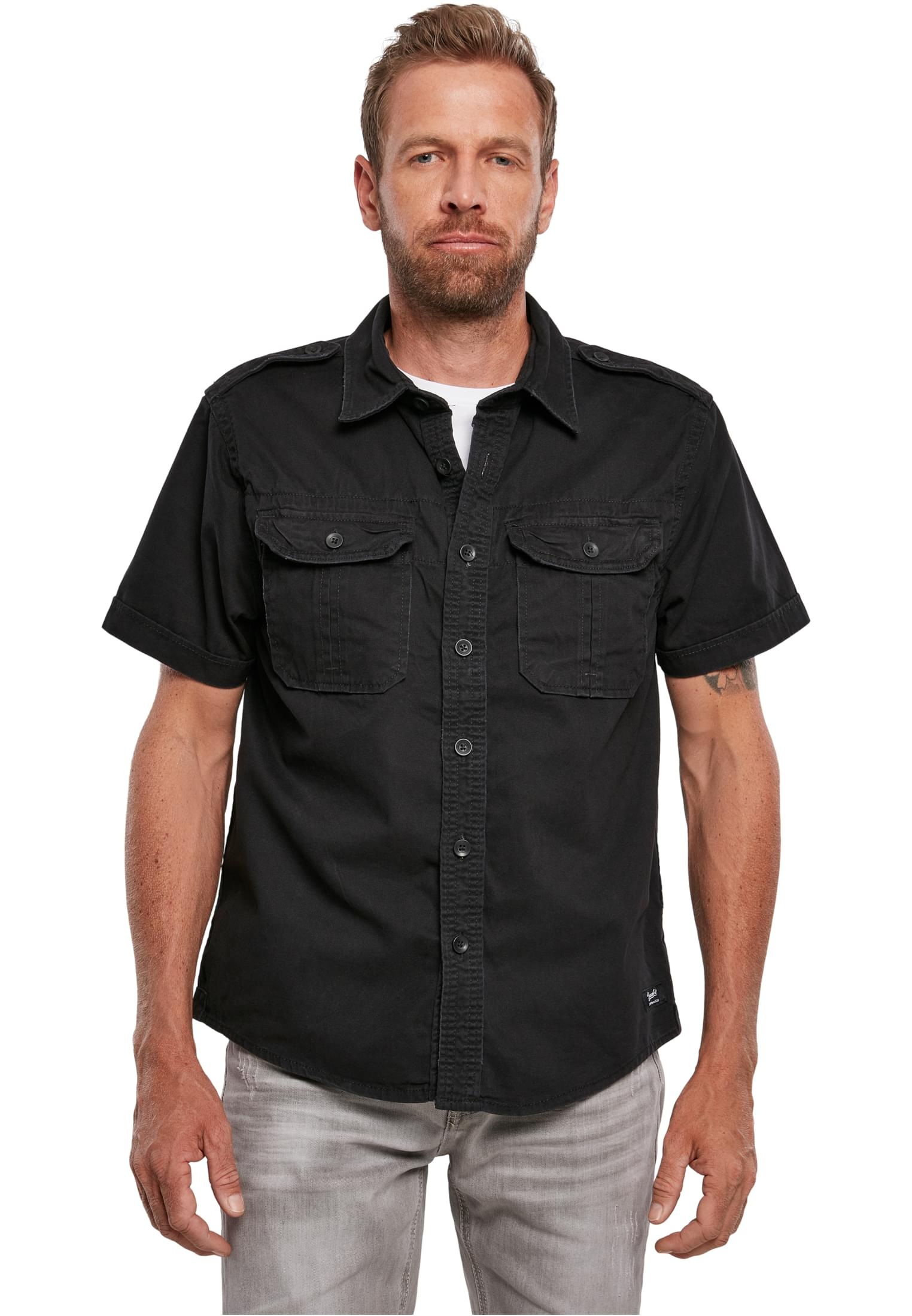 Brandit Langarmhemd Shirt Vintage »Herren (1 ▷ | tlg.) shortsleeve«, bestellen BAUR