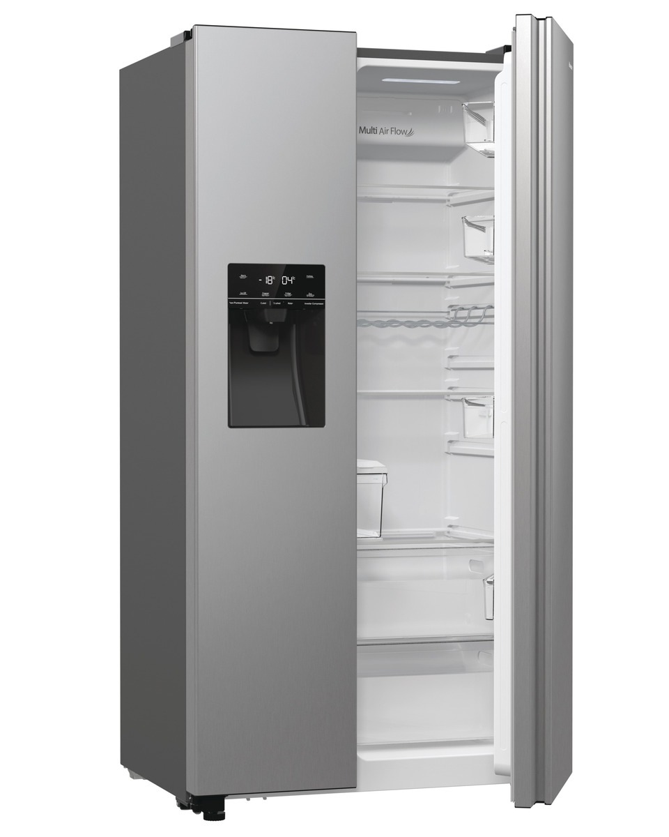 Thumbnail - Hisense Side-by-Side "RS5P535NTCE" 178,6 cm hoch 91,5 cm breit Wasser-/Eisspender