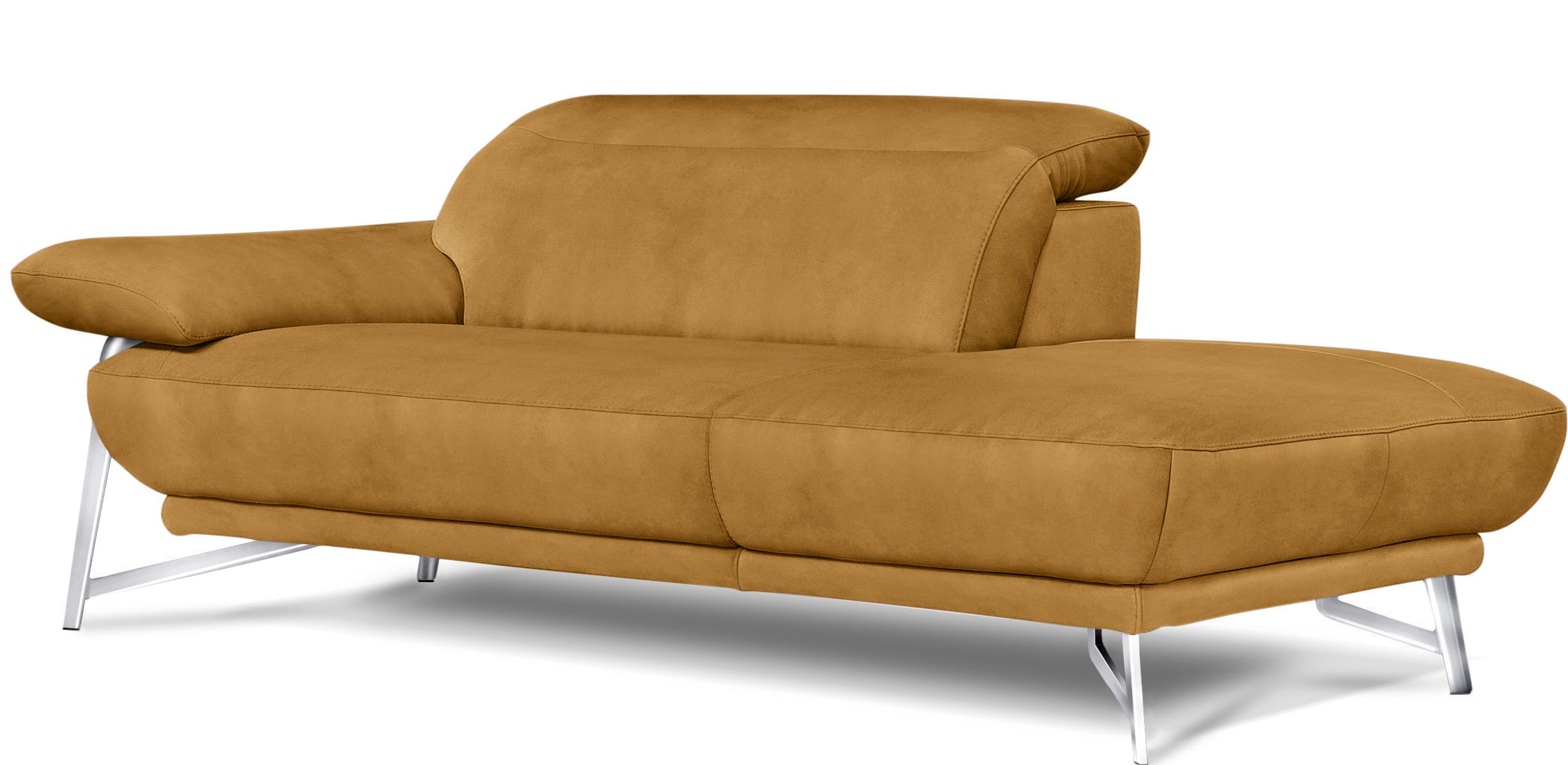 Egoitaliano Ottomane "Anais, Designsofa mit hohem Sitzkomfort, Designfuß", günstig online kaufen