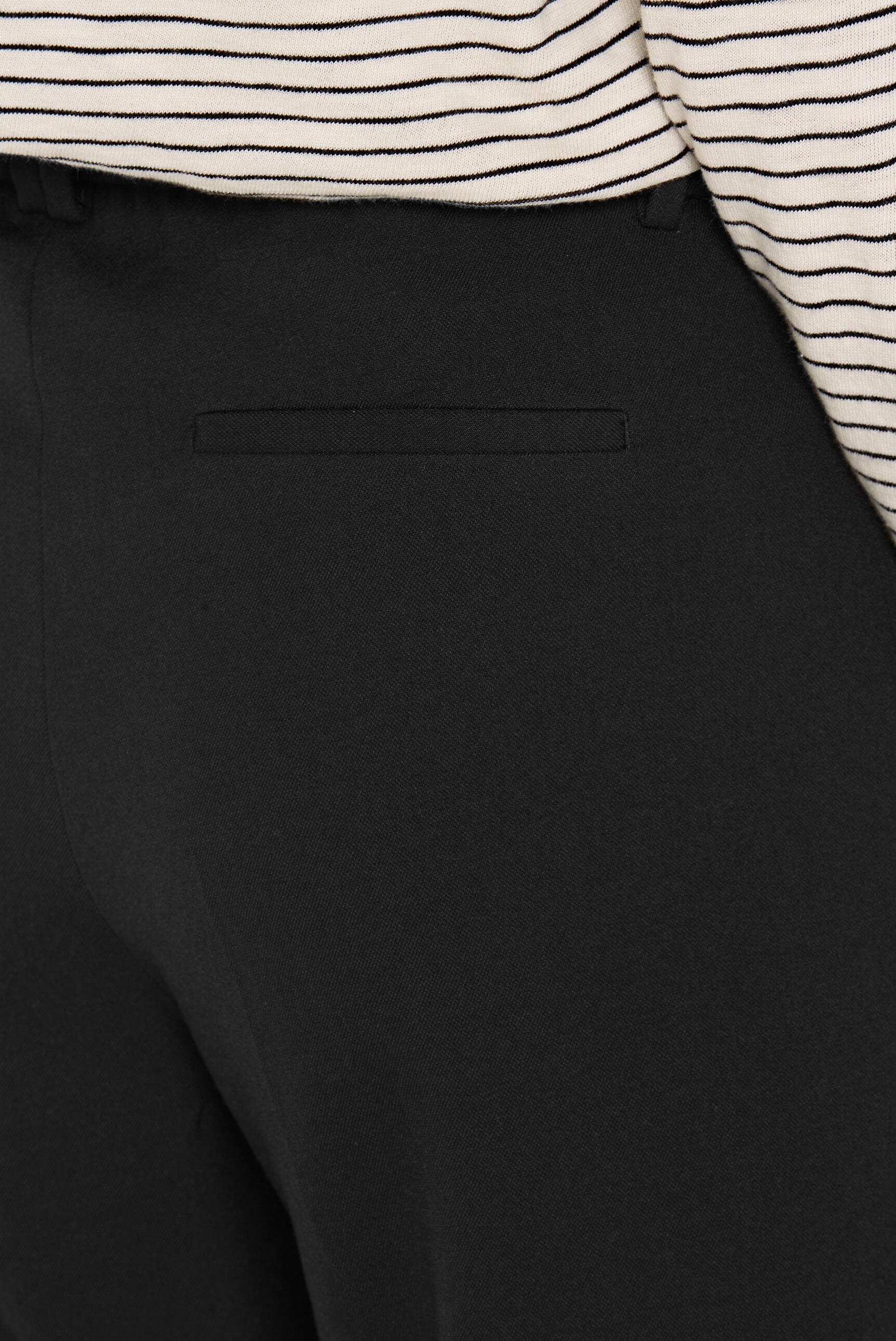 SENSES.THE LABEL Bundfaltenhose  mit Elastikbund hinten