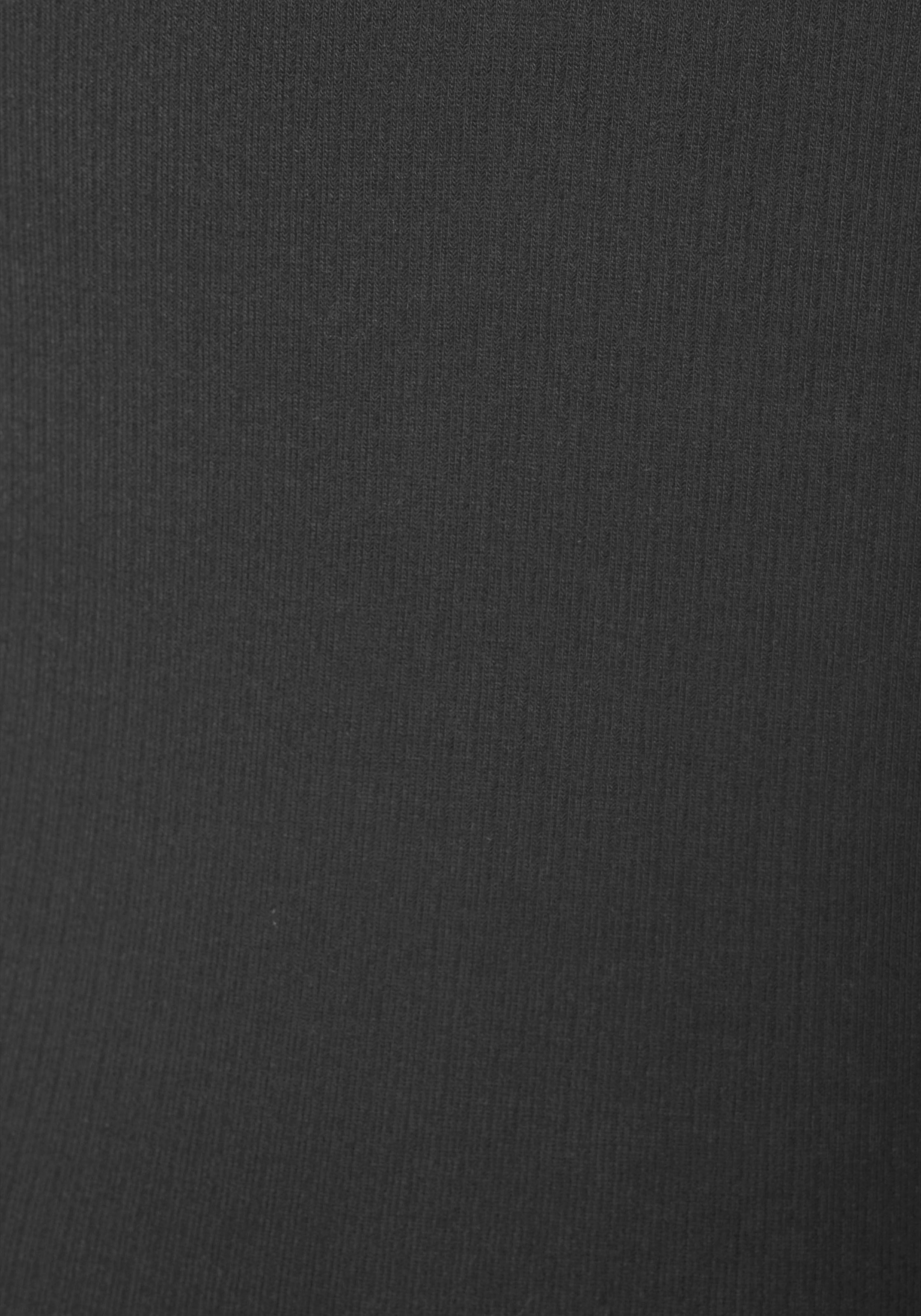 s.Oliver Pyjamaoberteil, aus geripptem Stoff mit Zier-Knopfleiste