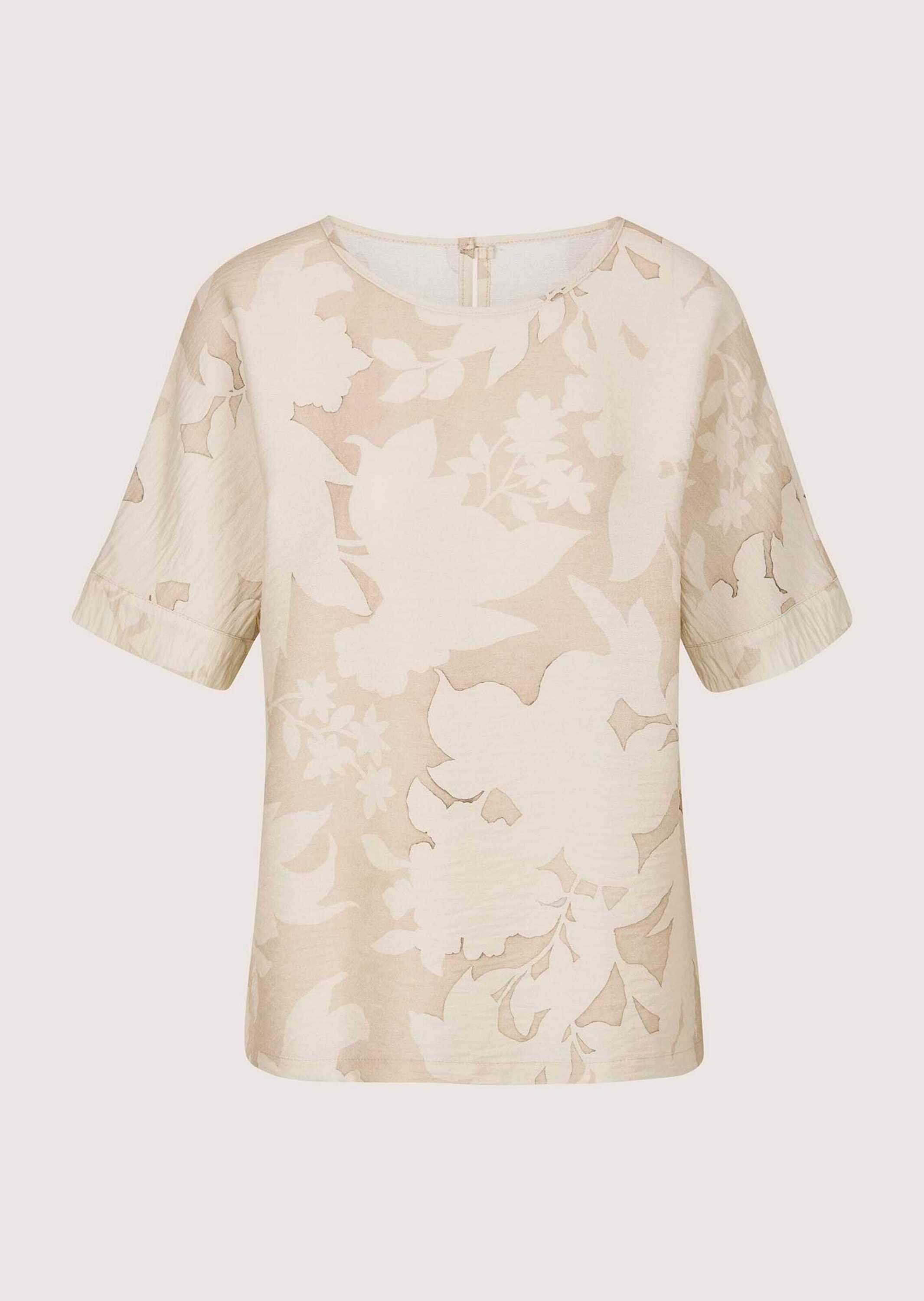 MADELEINE Kurzarmbluse "Blusenshirt Viskosebluse mit floralem Muster" gecra günstig online kaufen