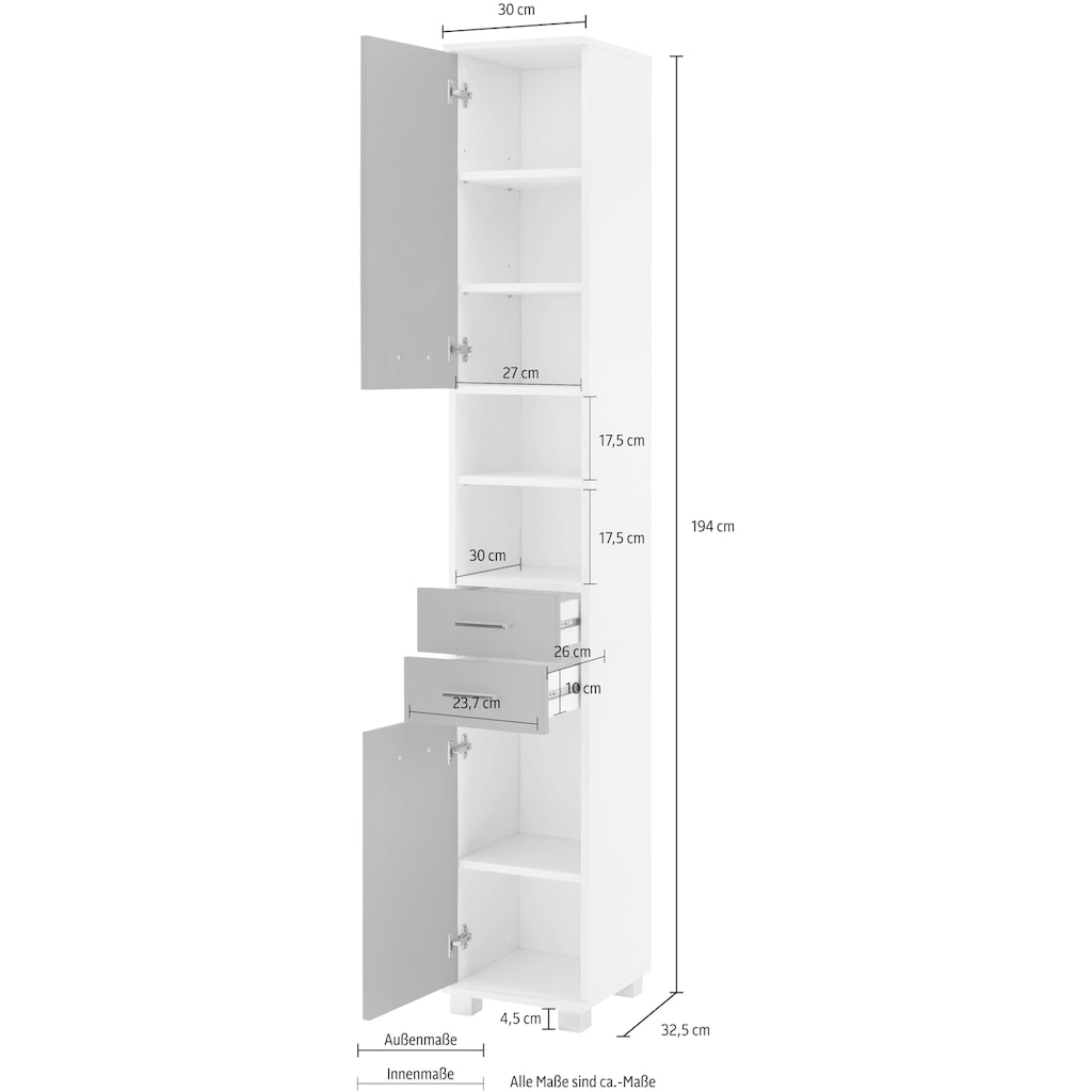 Schildmeyer Hochschrank »Lumo«