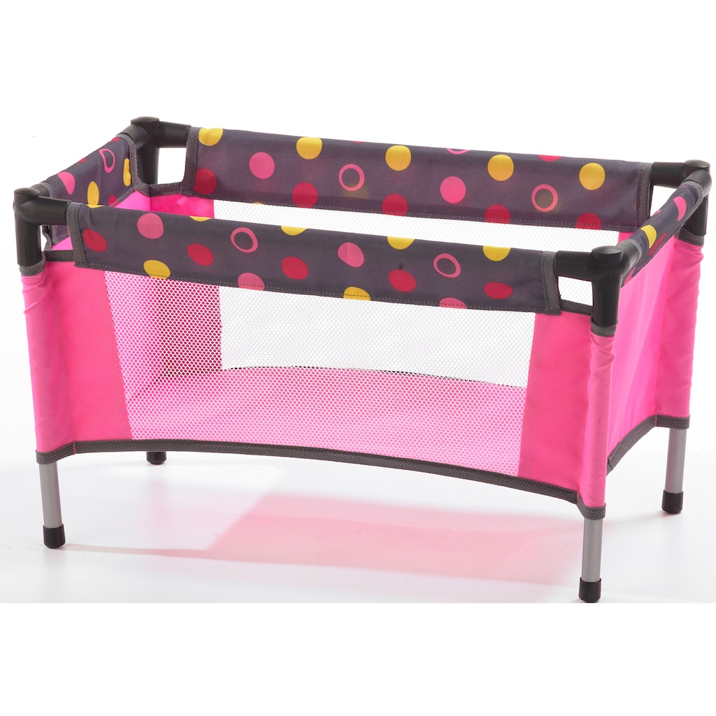 CHIC2000 Puppenbett »Puppen-Reisebett, Funny Pink«