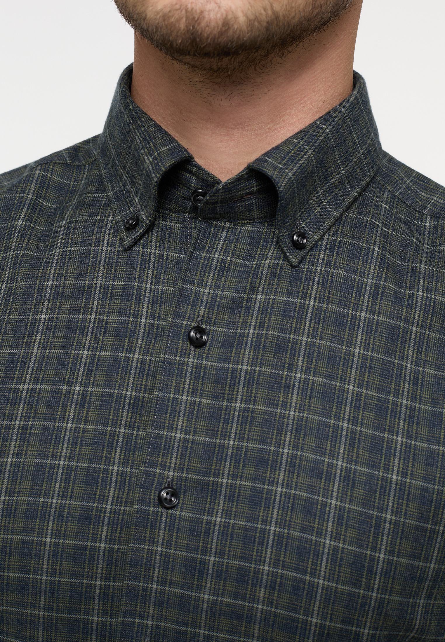 Eterna Langarmhemd »SLIM FIT« EASY IRON (bügelleicht)