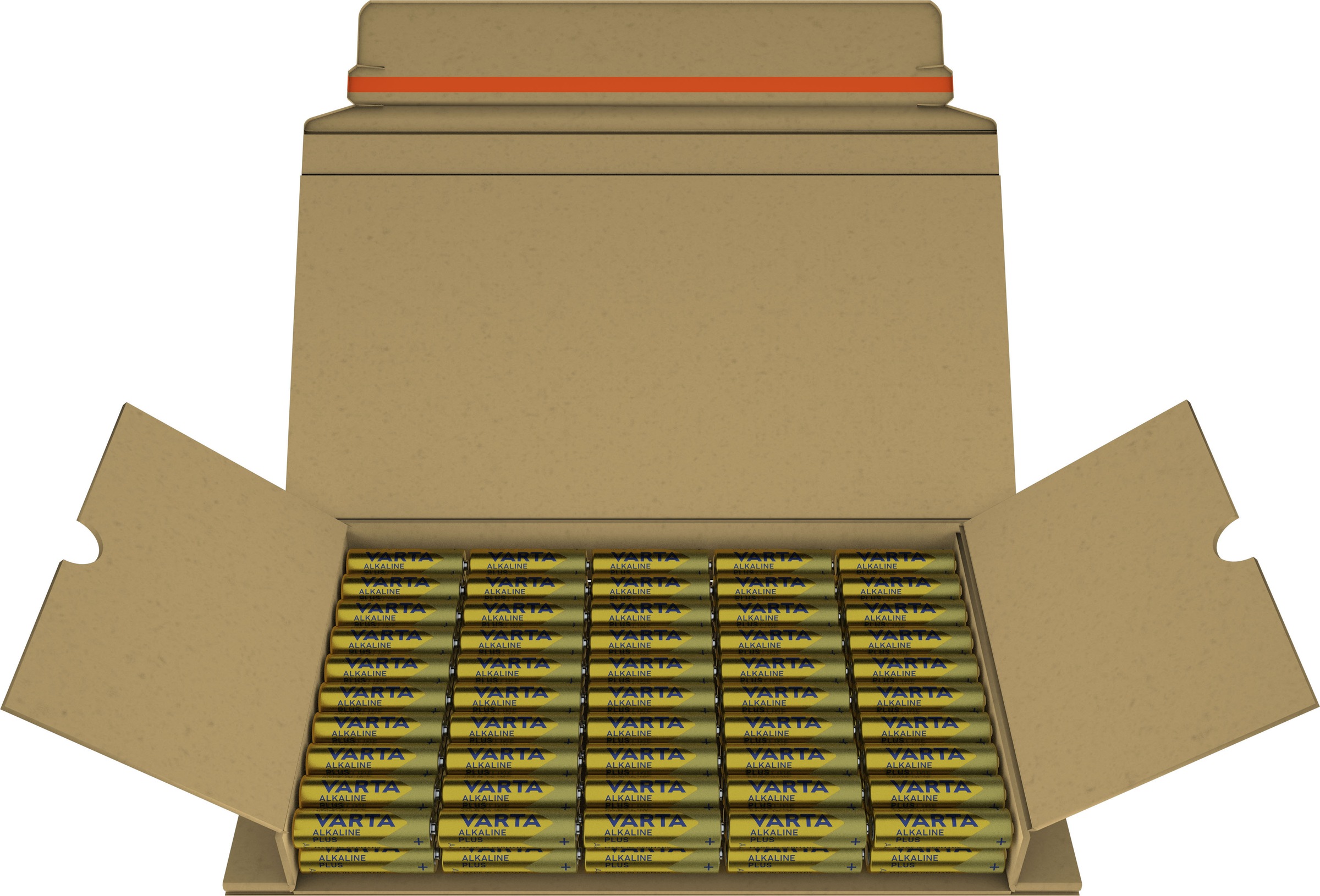 VARTA Batterie »Alkaline Plus AA Batterien, 100er Pack«, LR6, (Packung, 100 St.)