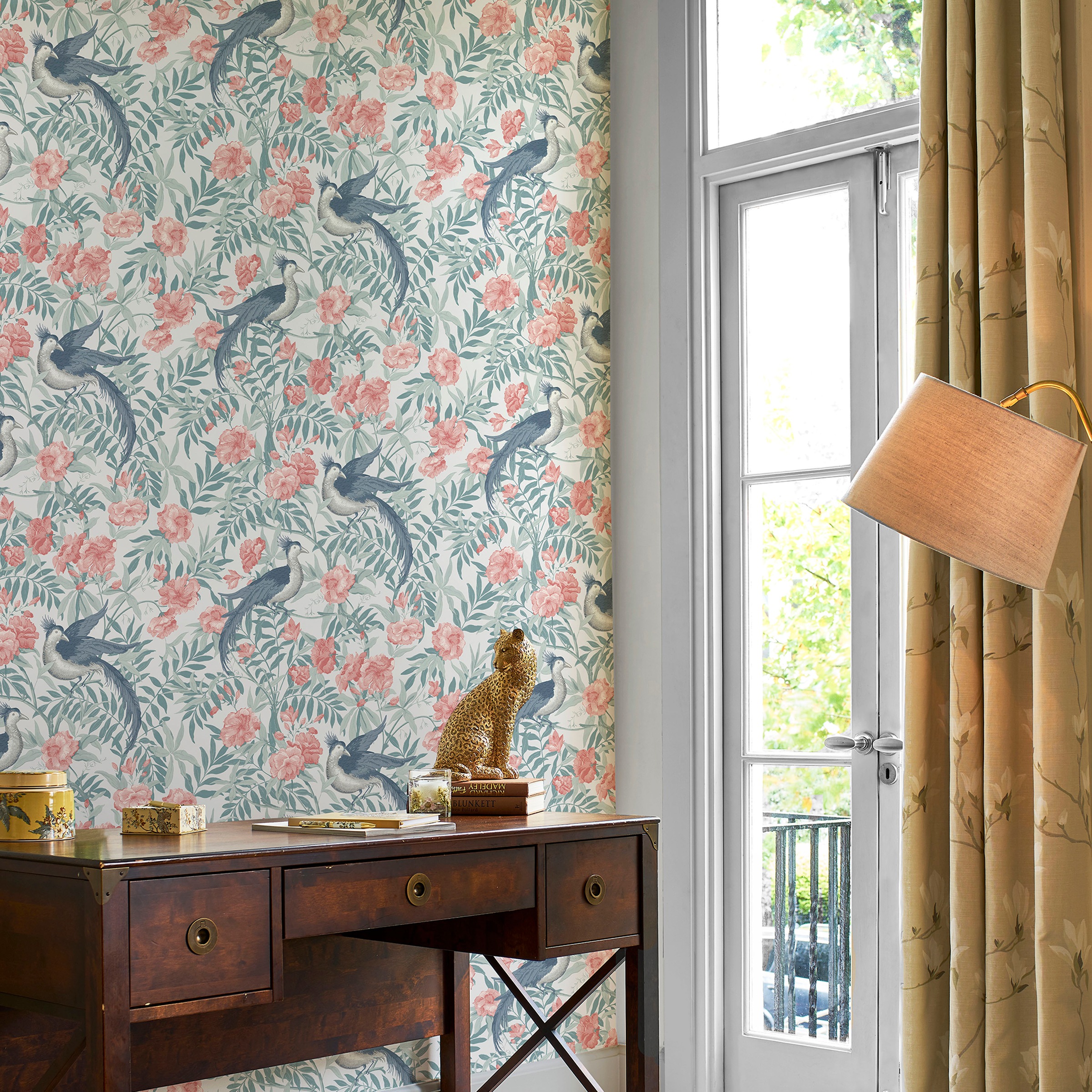 LAURA ASHLEY Vliestapete »Laura Ashley Osterley Rosewood Vliestapete«, tropisch, Laura Ashley Osterley Rosewood Vliestapete