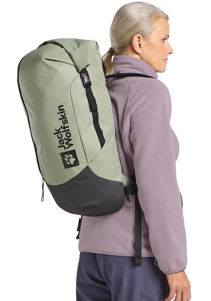 JACK WOLFSKIN Daypack "ALL-IN PACK 30", onesize, grün, Rucksäcke
