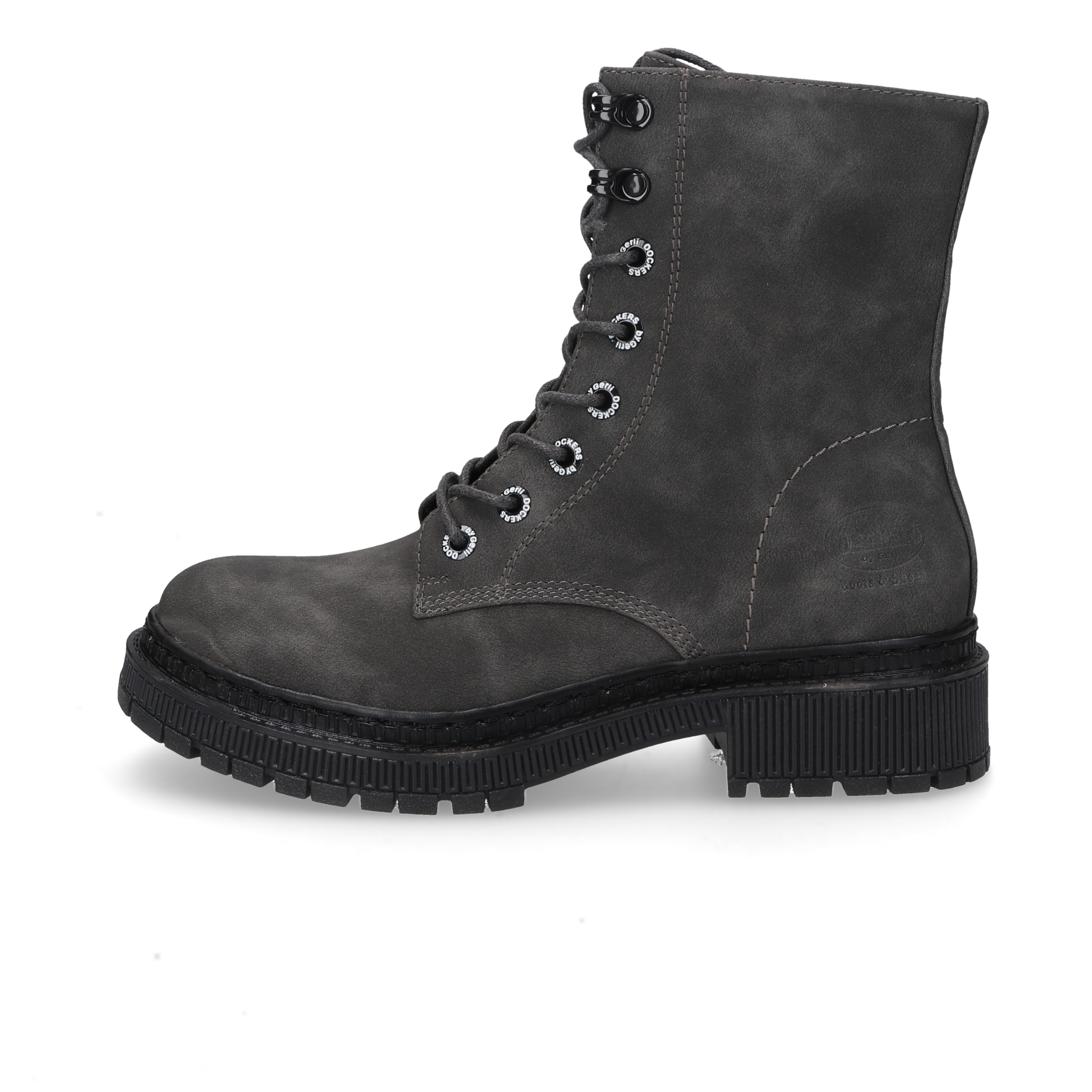Dockers by Gerli Schnürboots, Biker Boots mit Reißverschluss