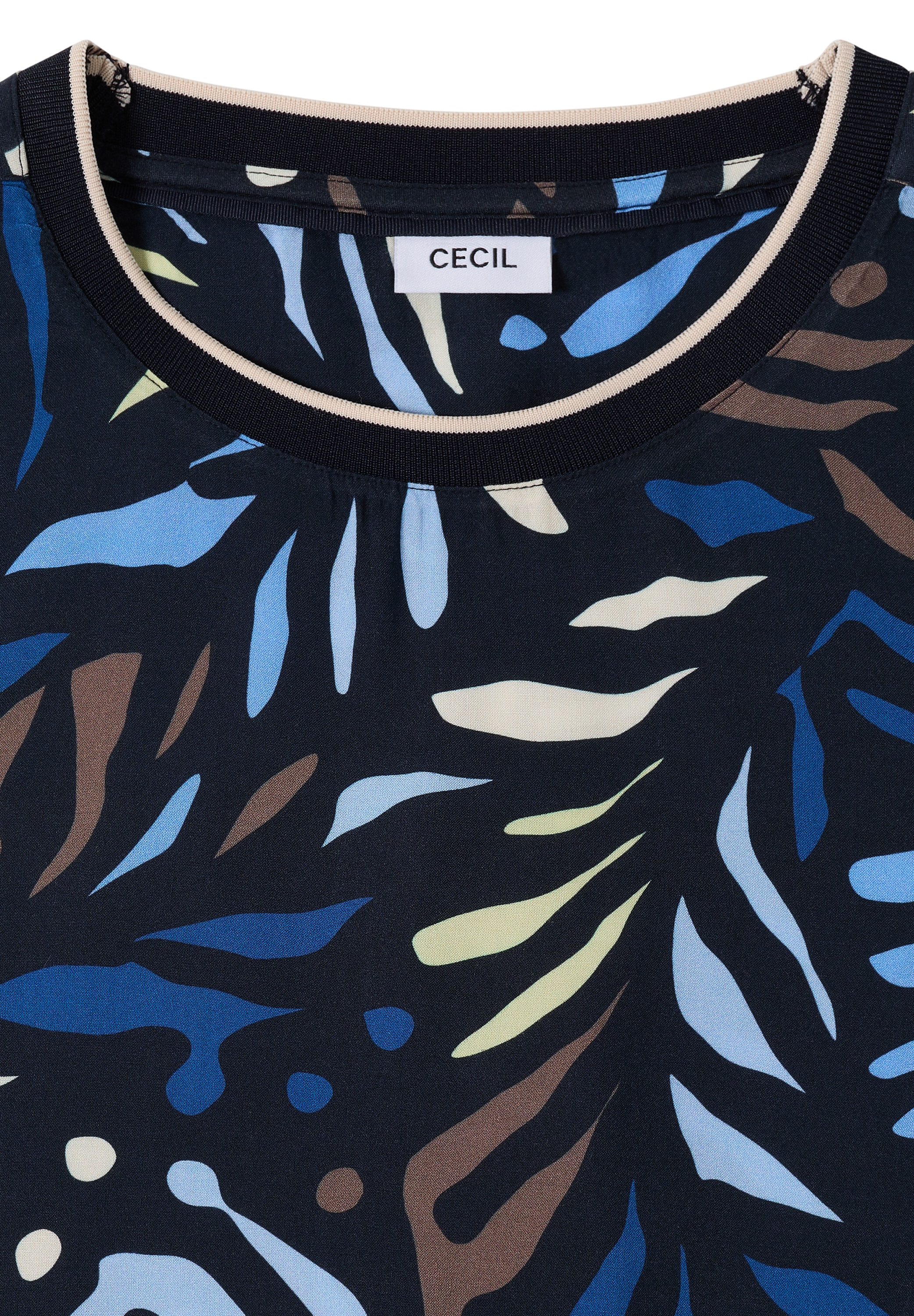 Cecil Langarmbluse aus softer Viskose