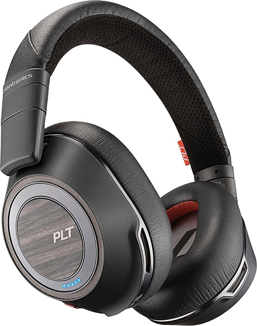 Poly Wireless-Headset »Voyager 8200 UC«, A2DP Bluetooth (Advanced Audio Distribution Profile)-AVRCP Bluetooth (Audio Video Remote Control Profile)-HFP-HSP, integrierte Steuerung für Anrufe und Musik-Noise-Cancelling