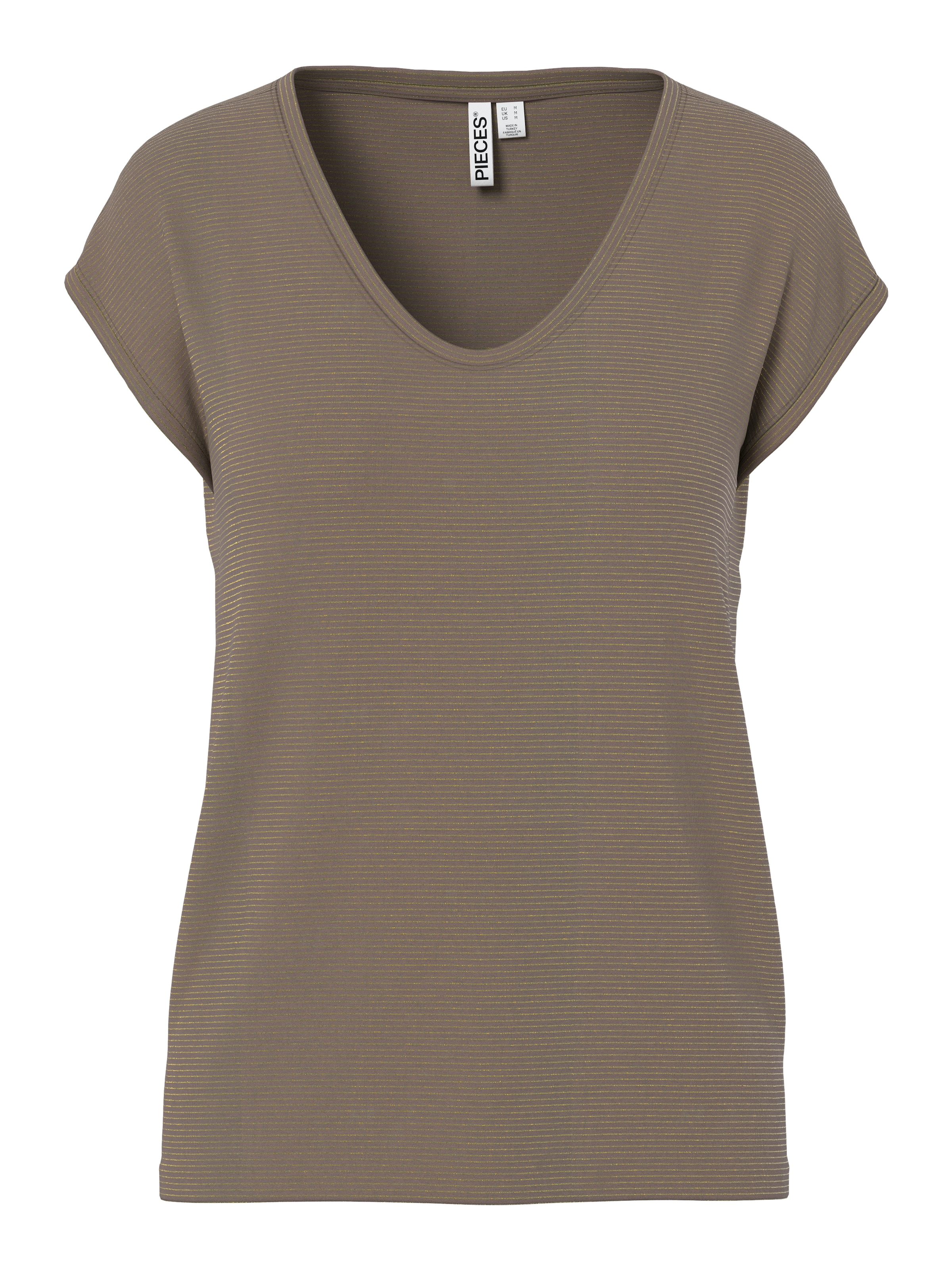 pieces Kurzarmshirt »PC BILLO« Viskosemischung, loose fit
