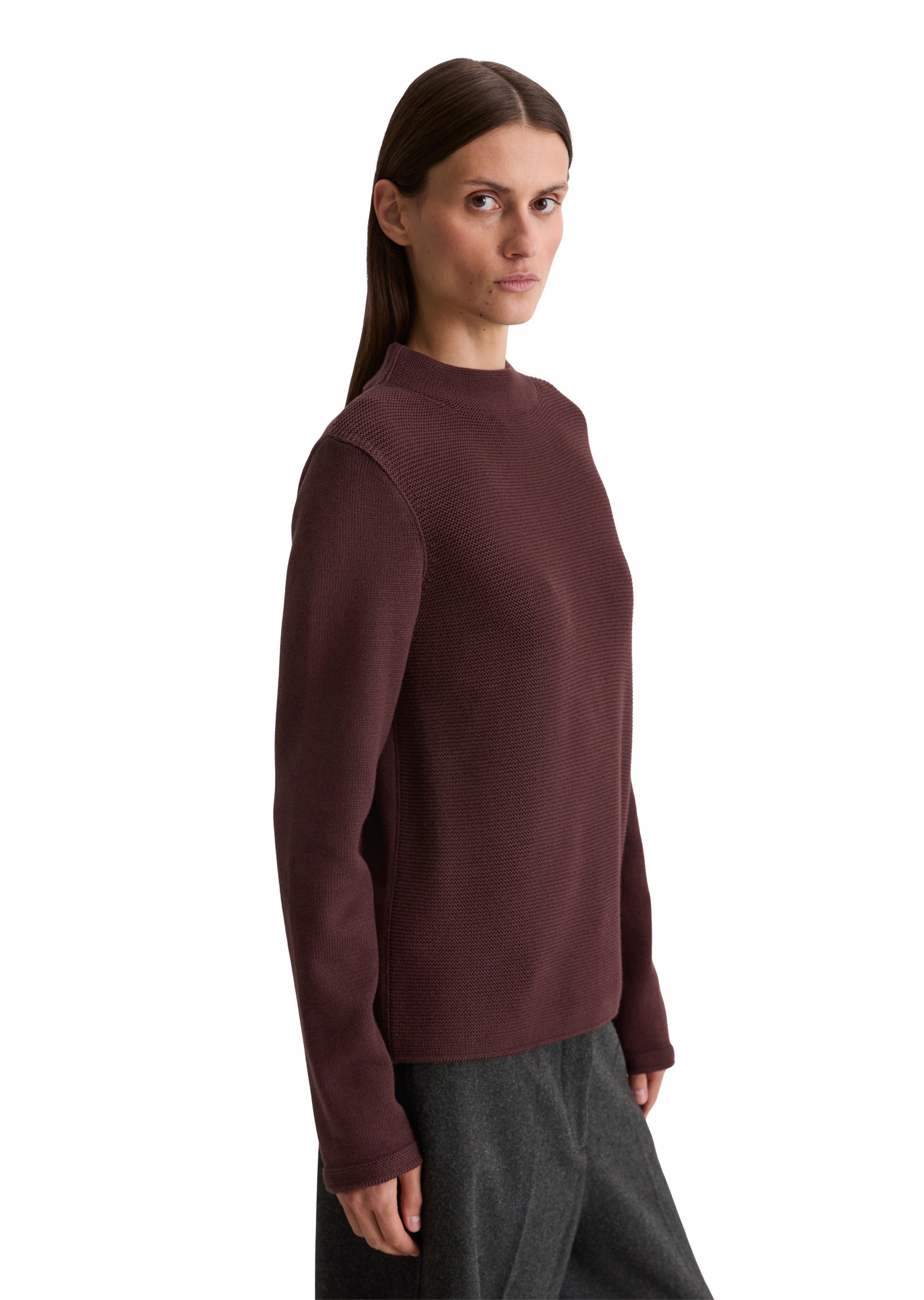 Marc OPolo Stehkragenpullover "aus Organic Cotton" günstig online kaufen