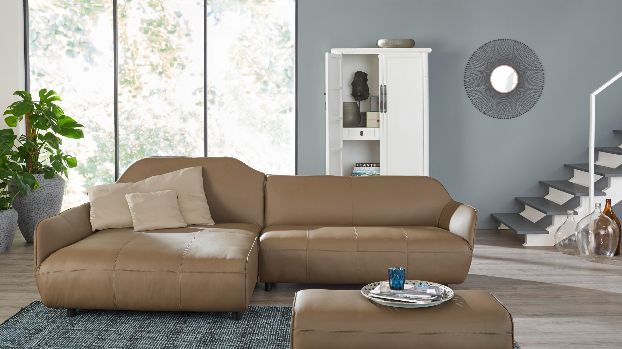 hülsta sofa Dekokissen »hs.480«, wahlweise in Stoff oder Leder, in drei Größen