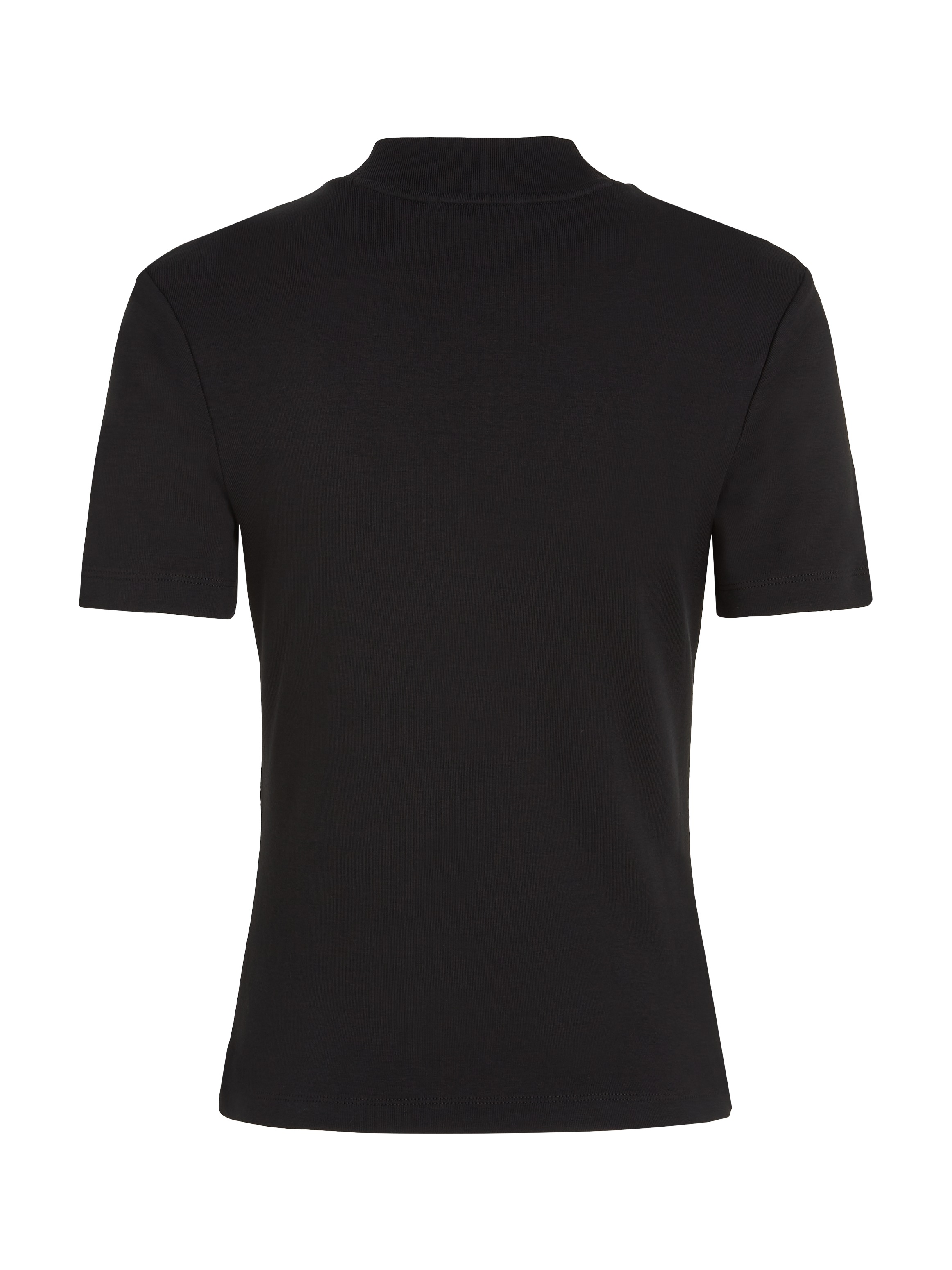 Tommy Hilfiger Stehkragenshirt »NEW CODY SLIM CROP MOCK-NK«, mit Logostickerei