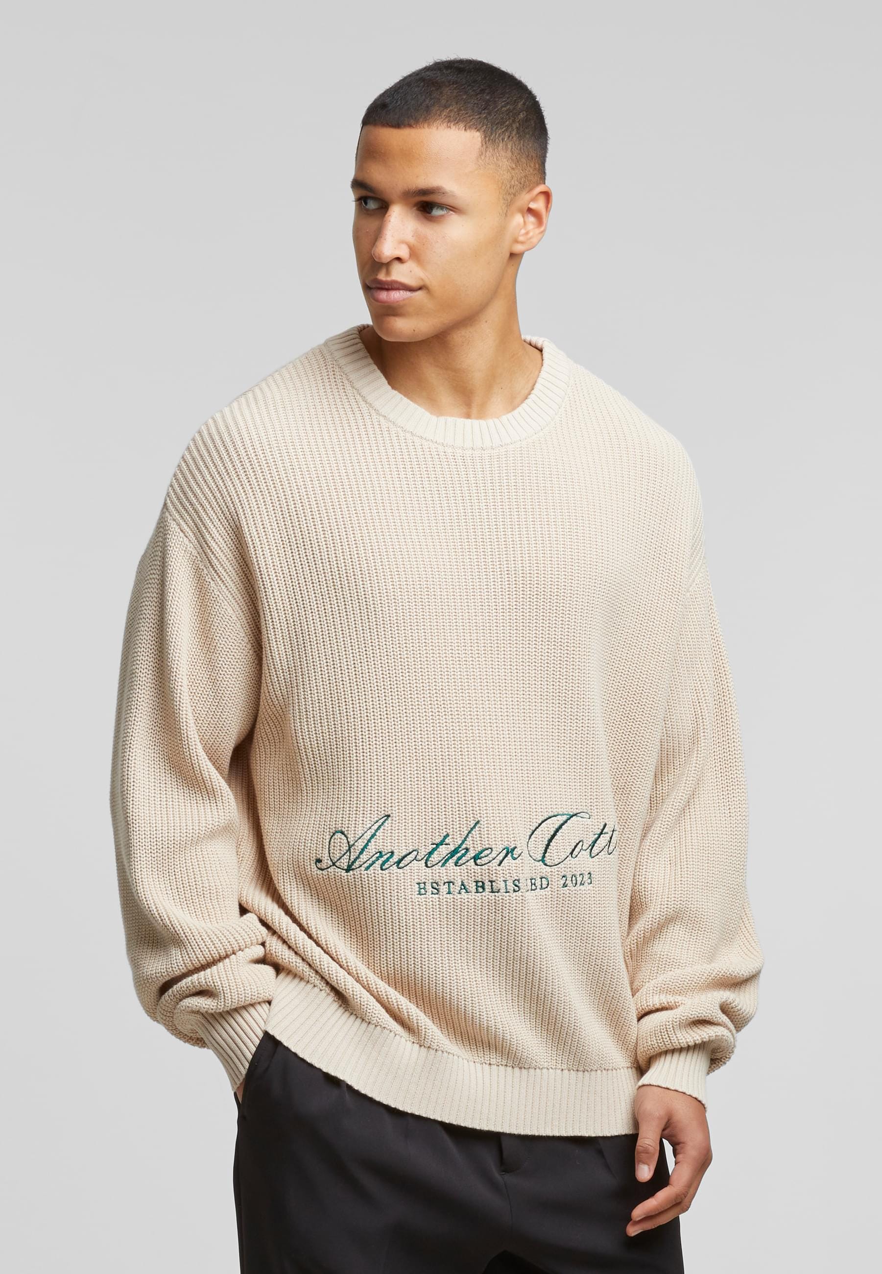 Another Cotton Lab Rundhalspullover »Another Cotton Lab Established Knit Sweater«, (1 tlg.)