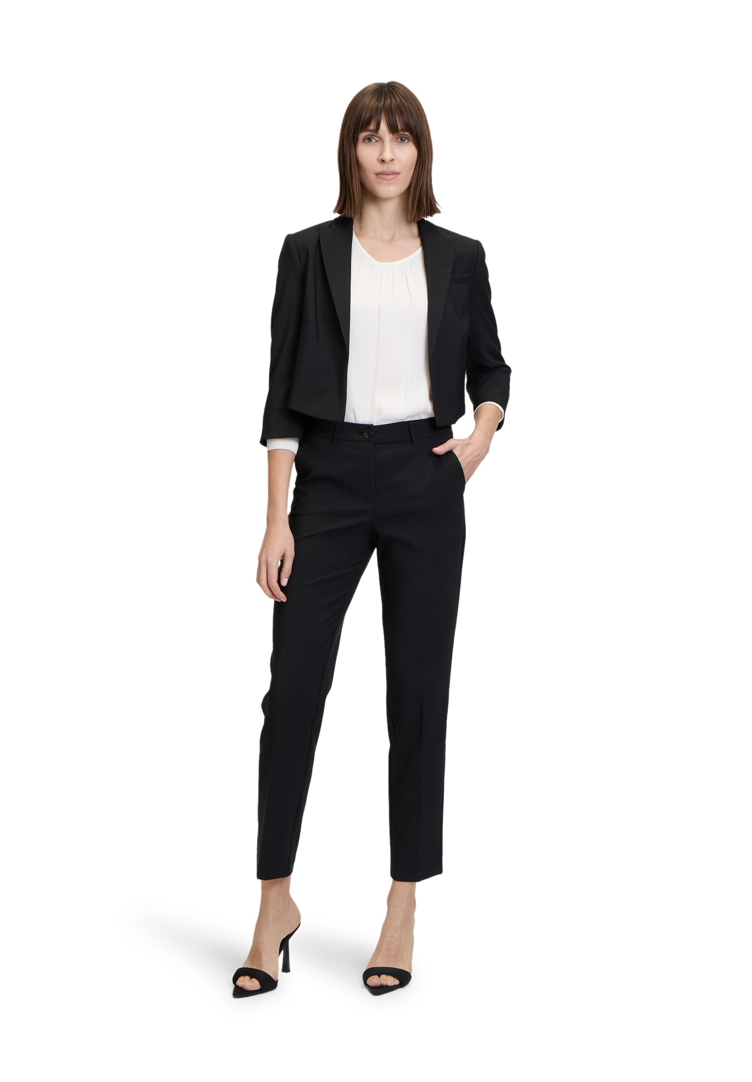 Betty Barclay Jackenblazer »Betty Barclay Kurzblazer mit 3/4 Arm«, Material