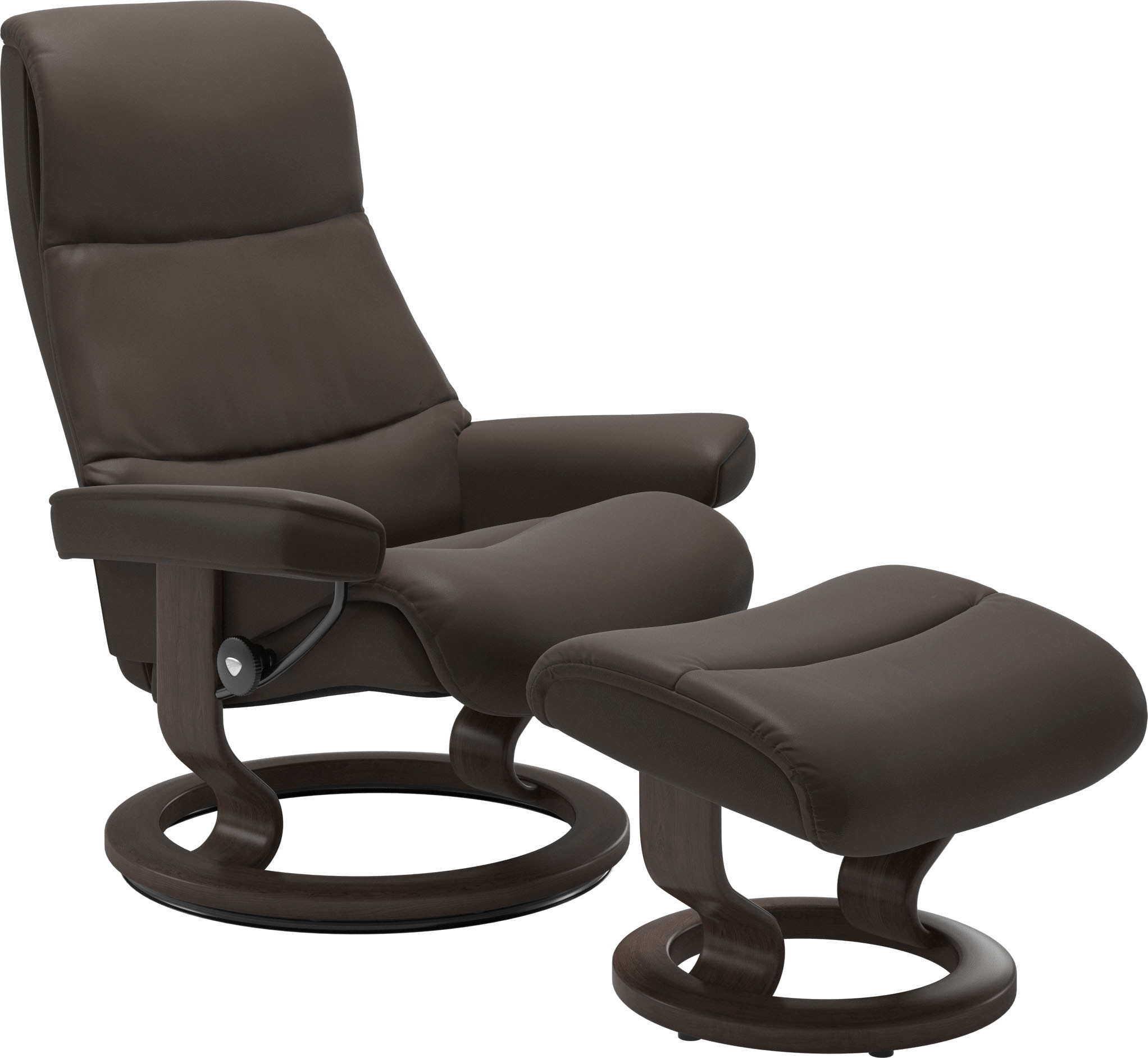 Stressless Fußhocker "View", mit Classic Base,Gestell Wenge