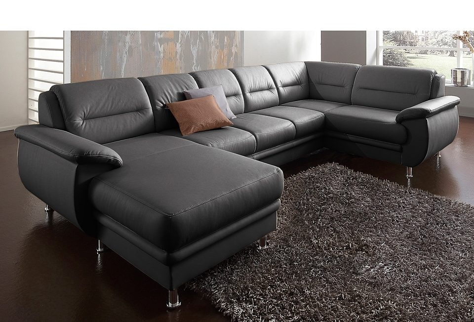sit&more Wohnlandschaft "Mailand U-Form, B: 312 cm", optional Bettfunktion günstig online kaufen
