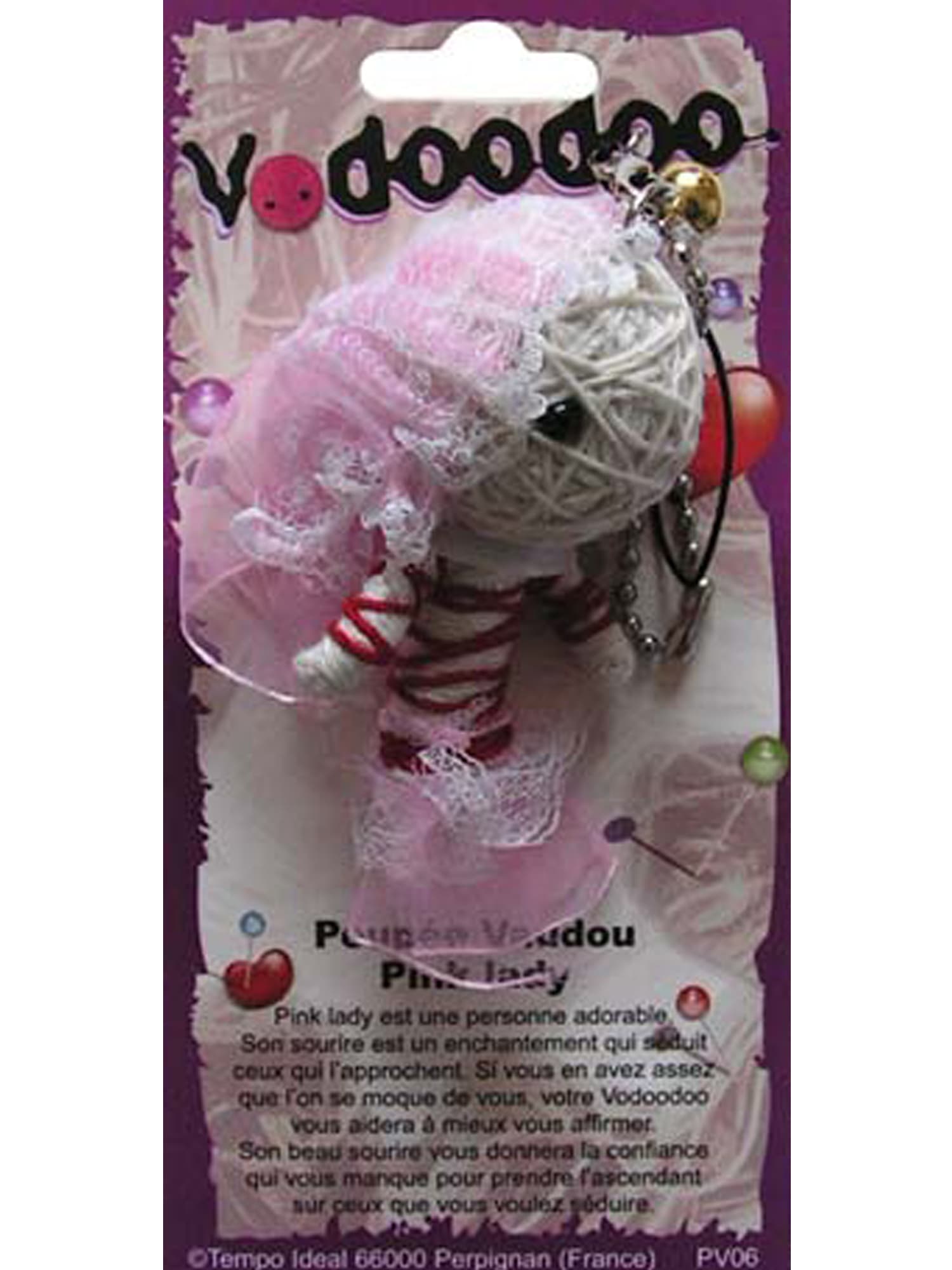 Adelia´s Kettenanhänger »Voodoo Puppe Voodoo Puppe«, Pink lady - Selbstbewußtsein und Verführungskraft