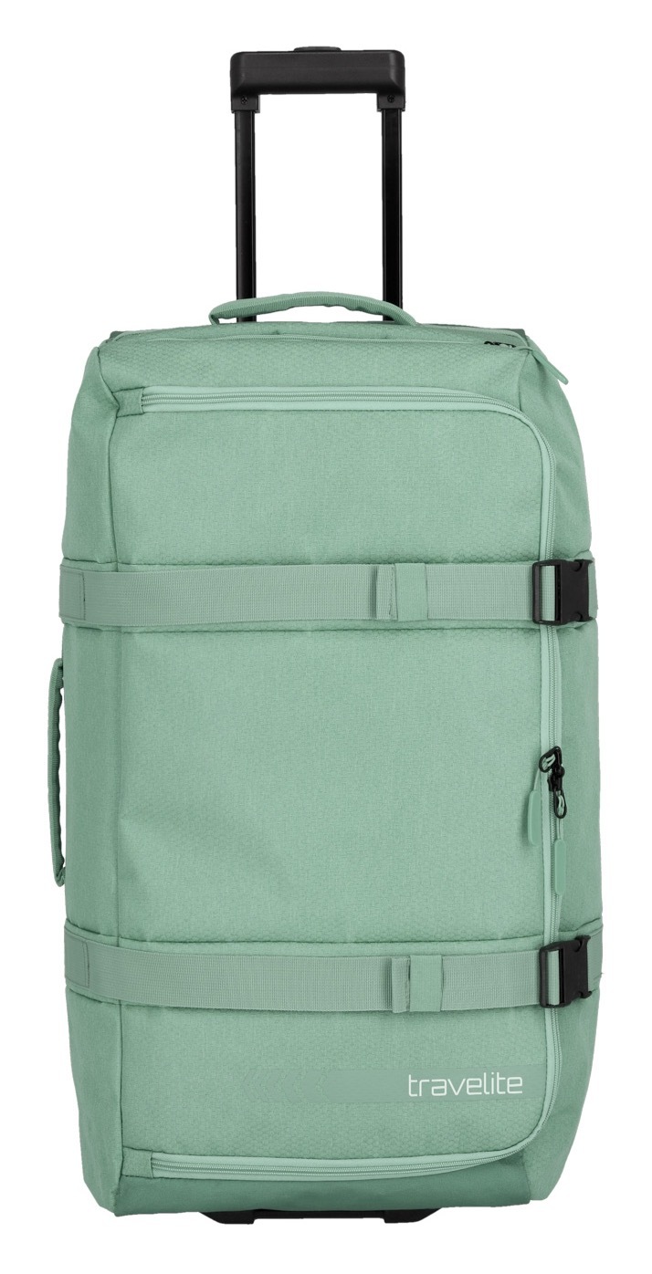 TRAVELITE Weichgepäck-Trolley "KICK OFF, verschiedene Größen und Farben", grün, Polyester, unifarben, Koffer, Reisetasche Reisegepäck Reisekoffer
