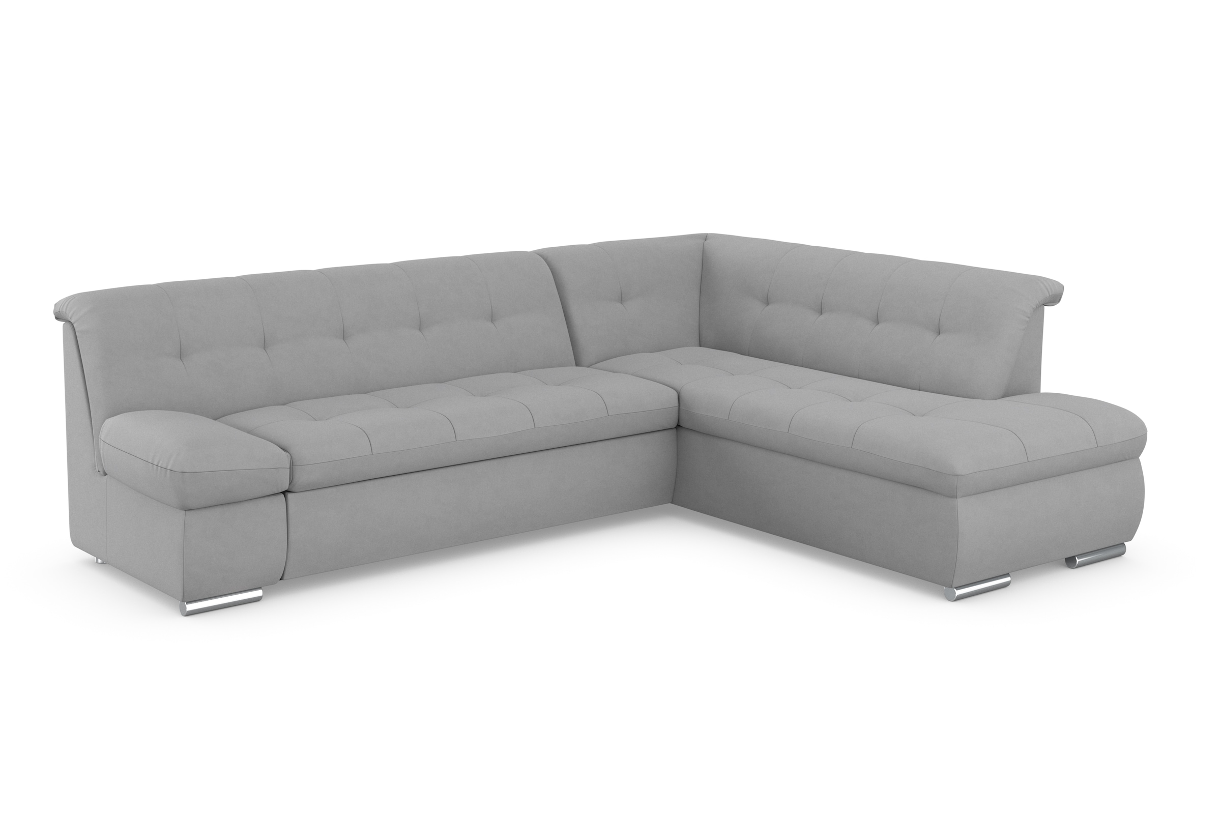 DOMO collection Ecksofa "MONA 271x213 cm, modern und komfortabel" whlw. mit Bett- und Armlehnfunktion, L-Form