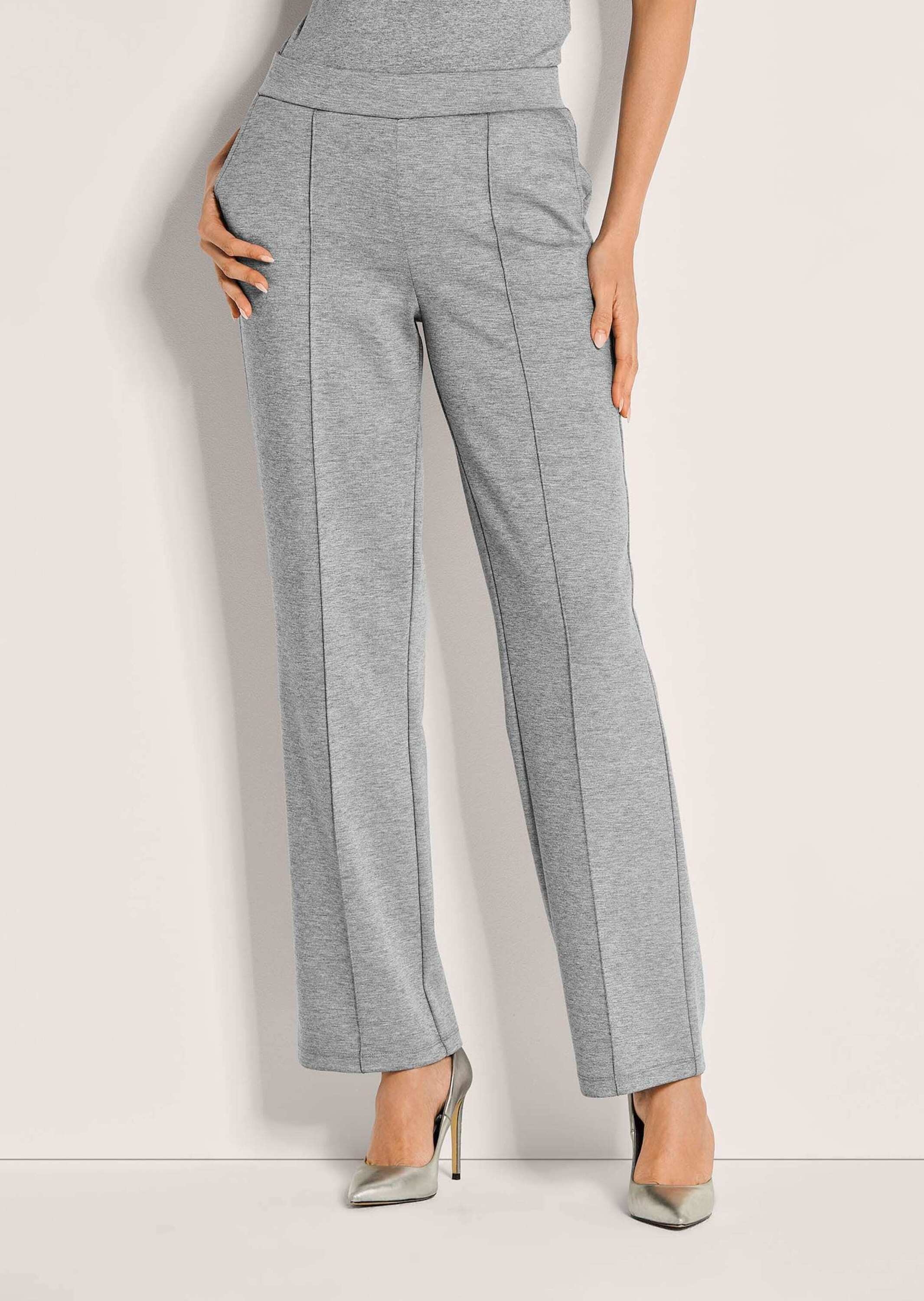 MADELEINE Jerseyhose »Jerseyhose Weite Schlupfhose mit Biesen«