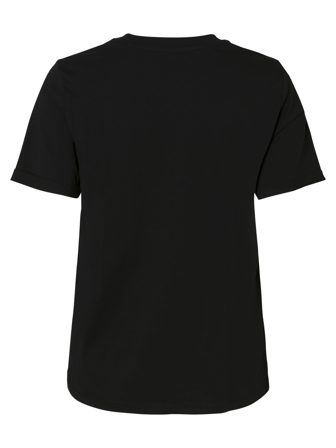 pieces Rundhalsshirt »PCRIA SS FOLD UP SOLID TEE NOOS BC«