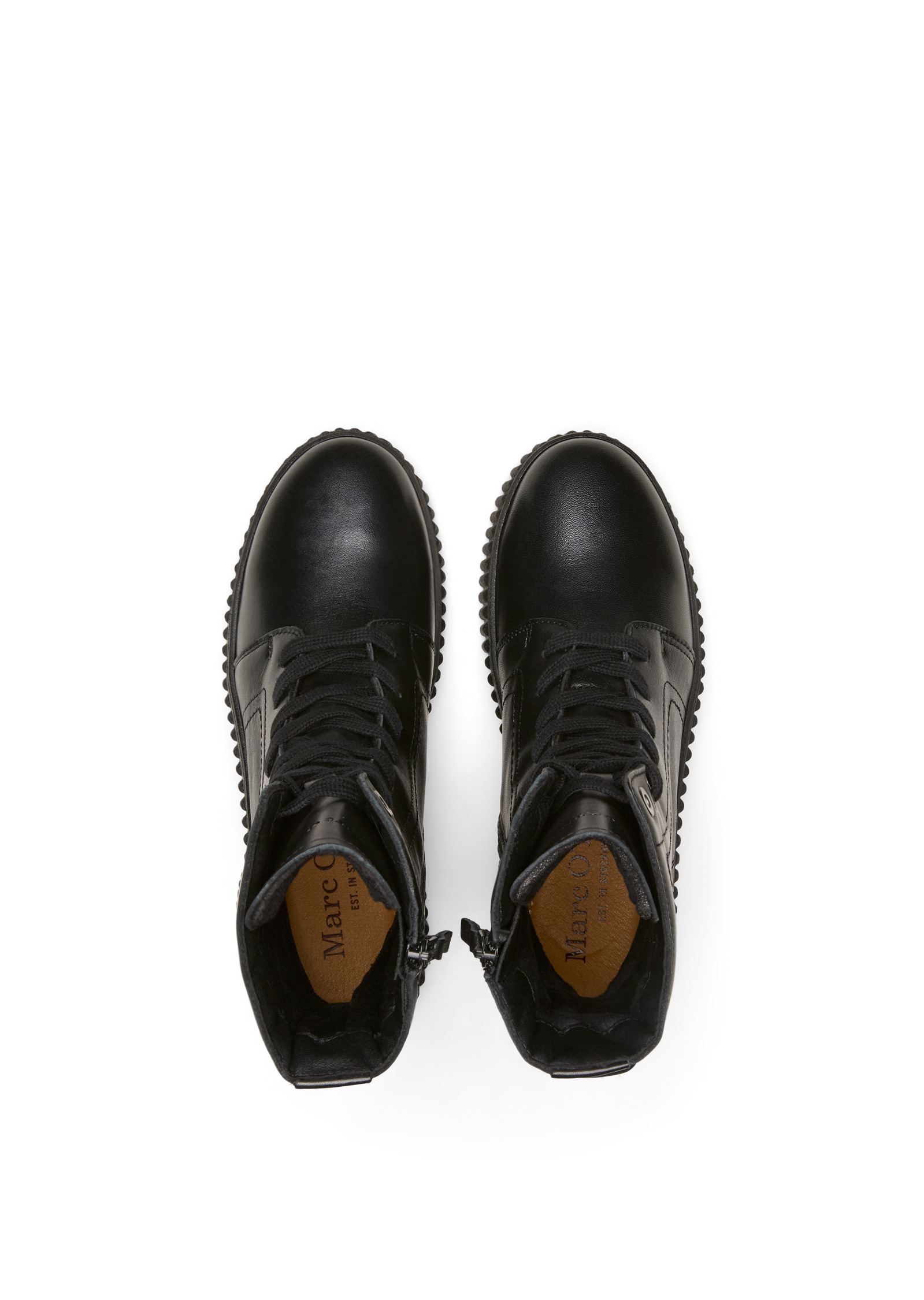 Marc O'Polo Schnürboots »Model Bianca 55«  Plateau, Schnürstiefelette, Casual-Boots mit Innenreißverschluss