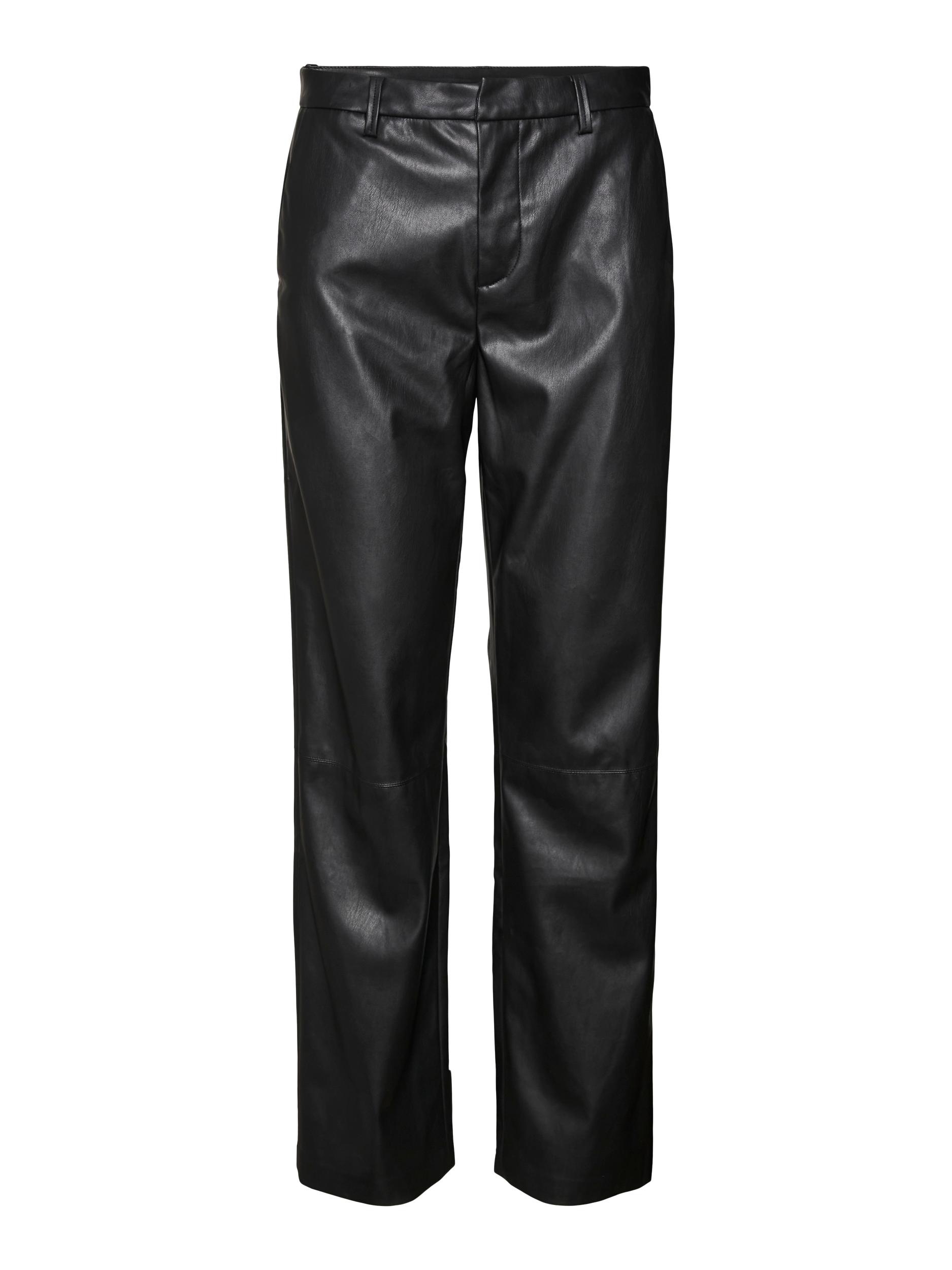 Vero Moda Lederimitathose »VMOLYMPIAZAMIRA MR STRAIGHT PL PANT NOOS«