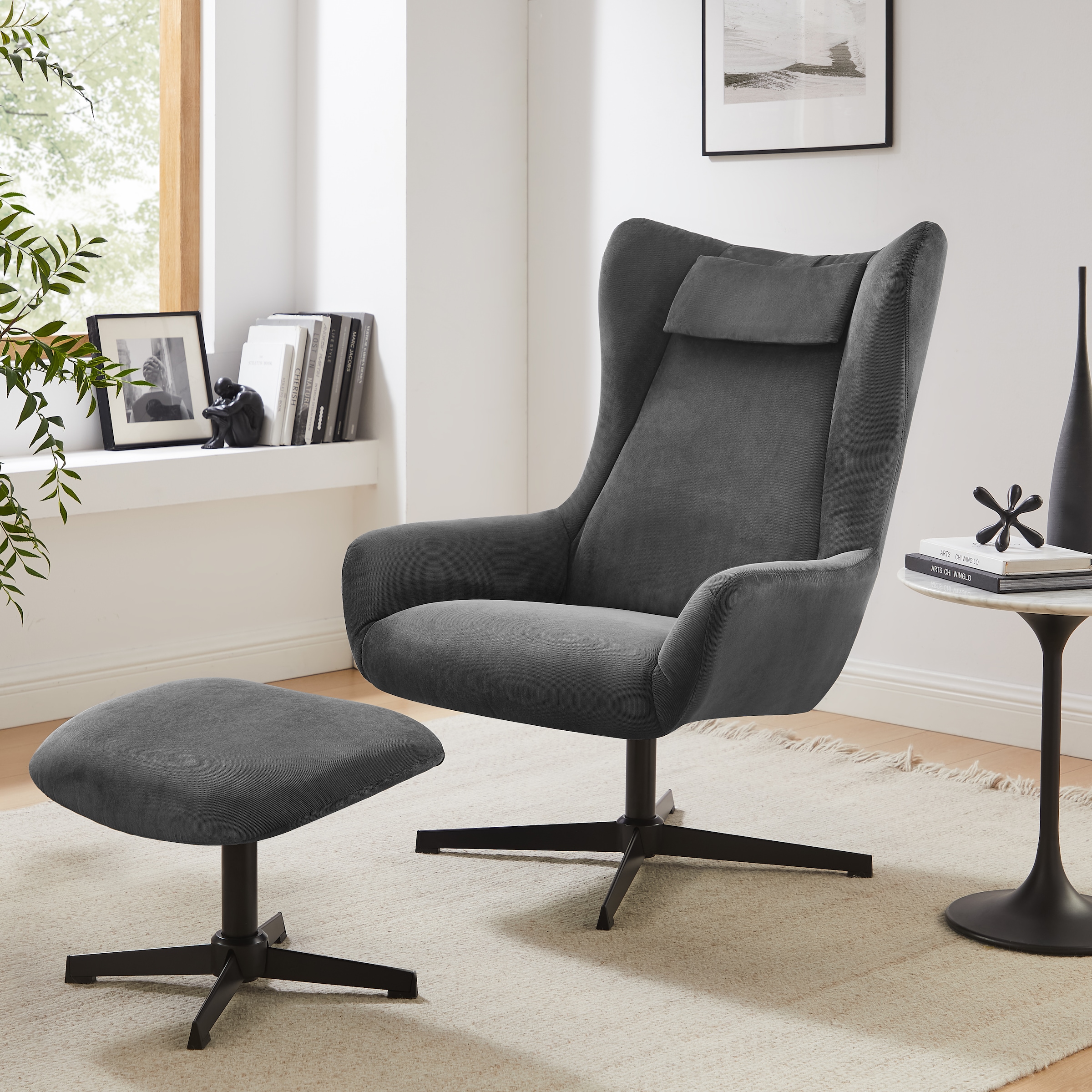 SalesFever Sessel "Savannah Bequemer Sessel", (Set, 2 St.), mit Drehfunktio günstig online kaufen