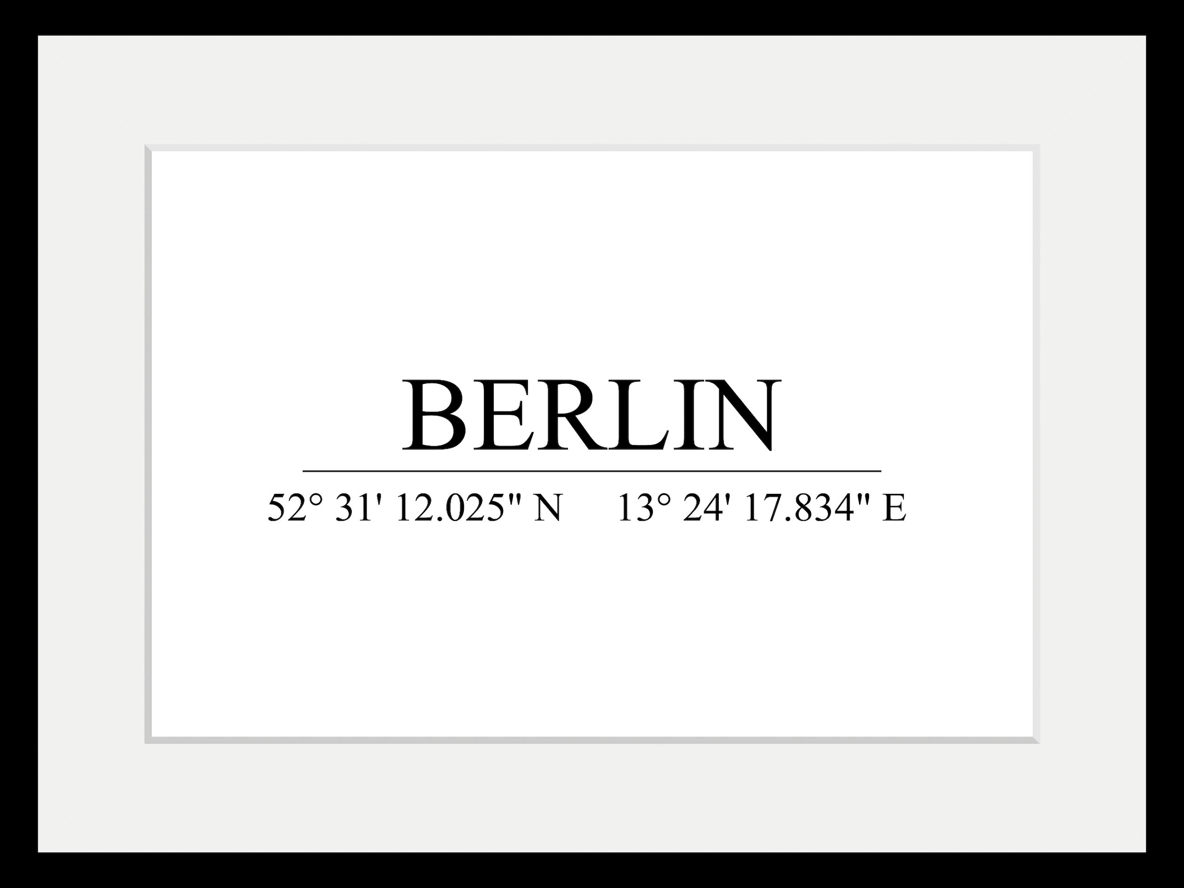 queence Bild "BERLIN", Städte-Stadt-Berlin-Schwarz-Weiß-Deutschland, (1 St. günstig online kaufen