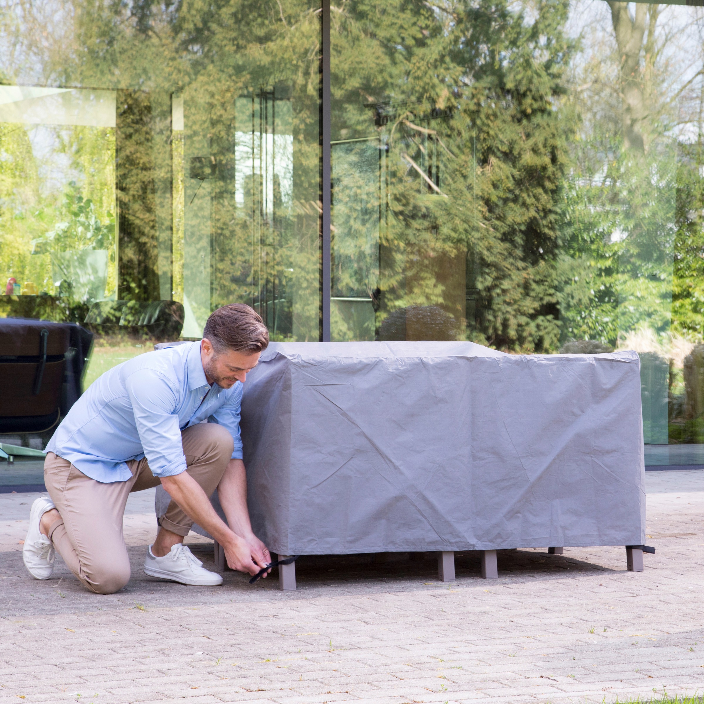 winza outdoor covers Gartenmöbel-Schutzhülle, geeignet für ein kleines Loungeset, Länge: 150 cm