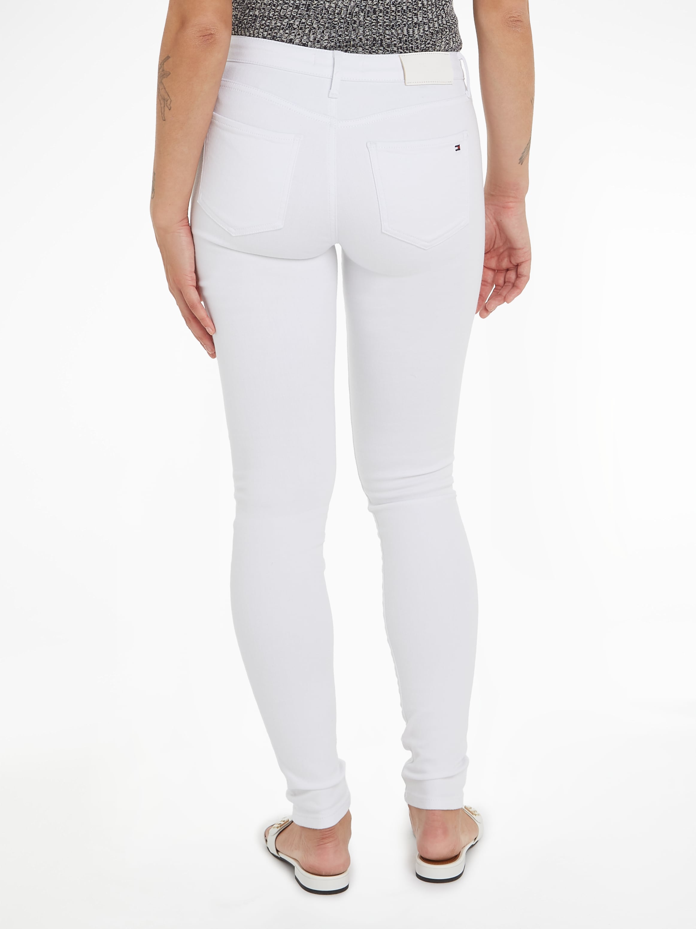 Tommy Hilfiger Skinny-fit-Jeans »TH FLEX COMO SKINNY RW GYA«, (TH FLEX COMO SKINNY RW), mit Tommy Hilfiger Logo-Badge