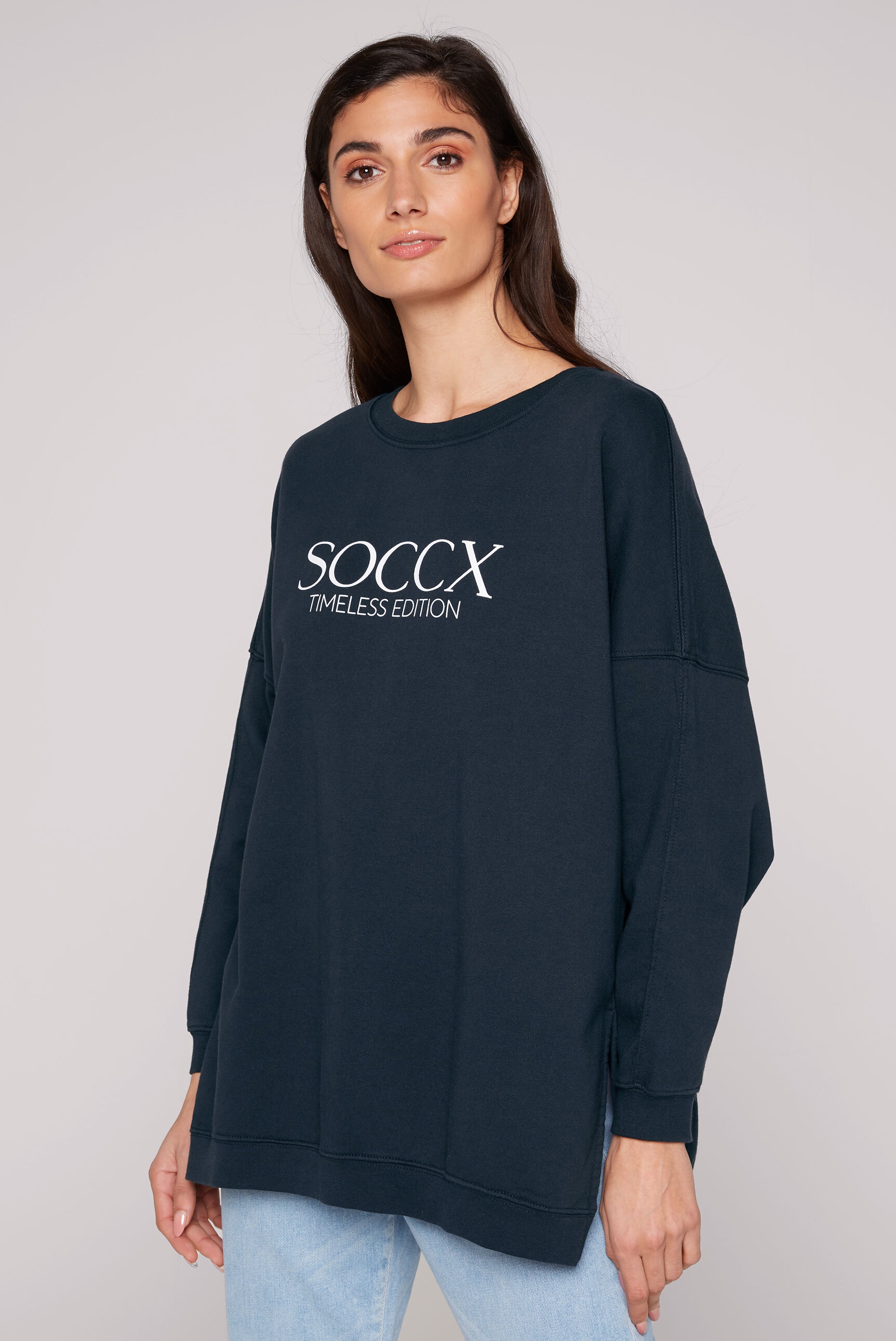 SOCCX Ilgi marškinėliai su überschnittenen S...